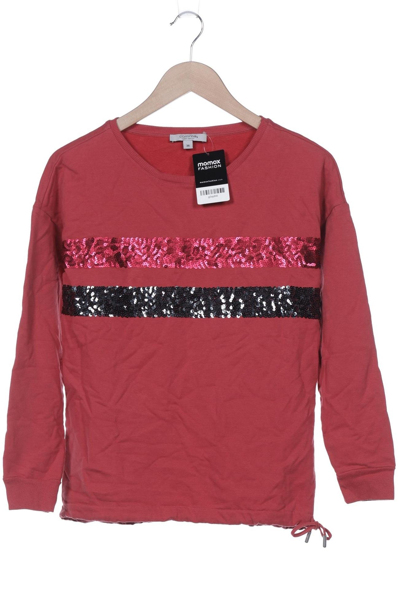 

Comma Damen Sweatshirt, rot, Gr. 36