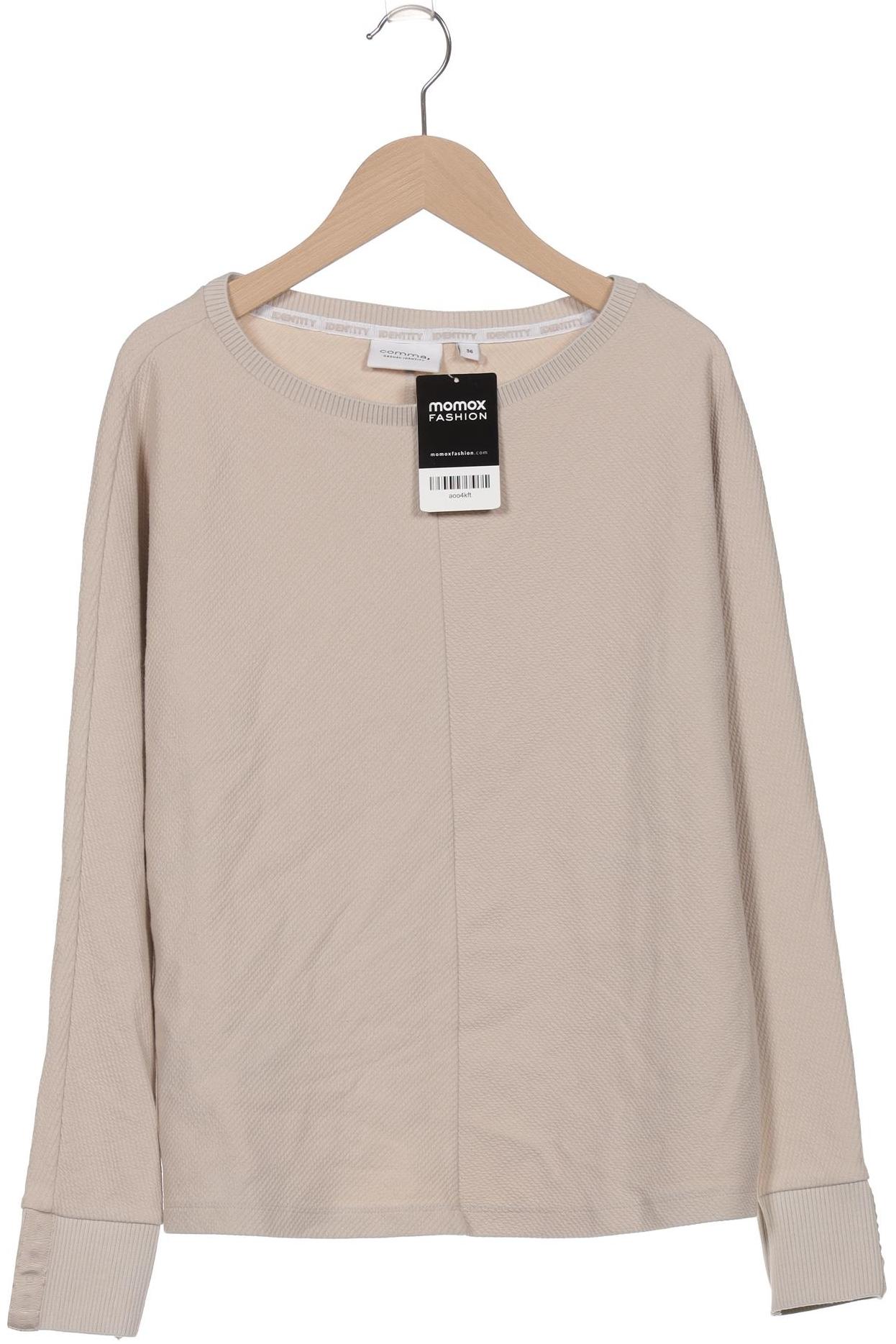 

Comma Damen Sweatshirt, beige, Gr. 36