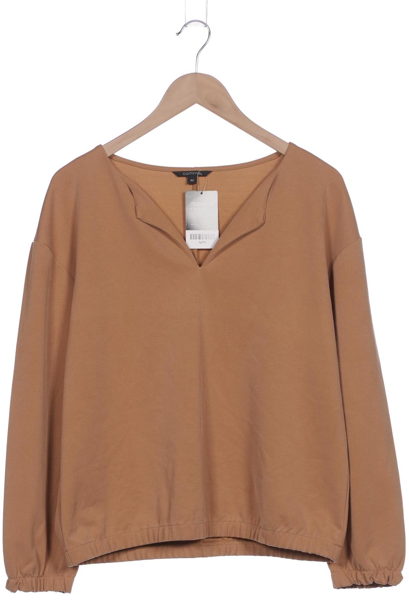 

Comma Damen Sweatshirt, braun, Gr. 40