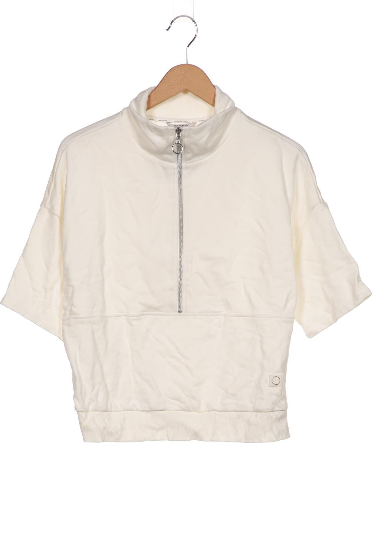 

Comma Damen Sweatshirt, weiß, Gr. 36