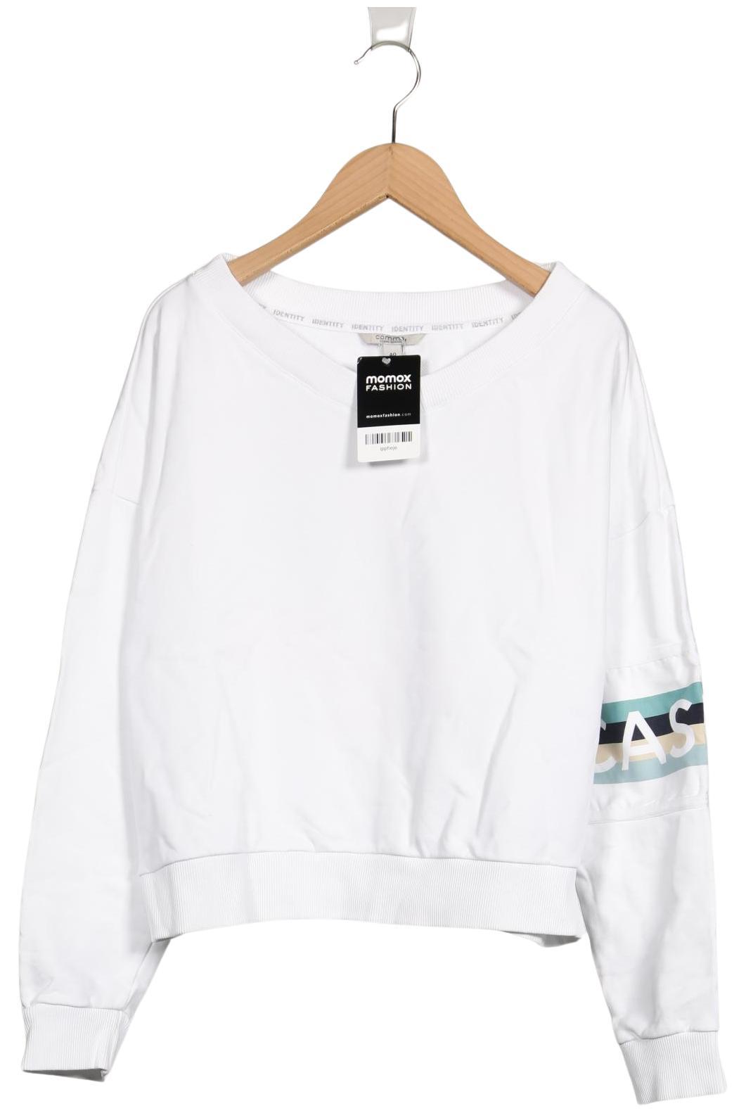 

Comma Damen Sweatshirt, weiß, Gr. 40