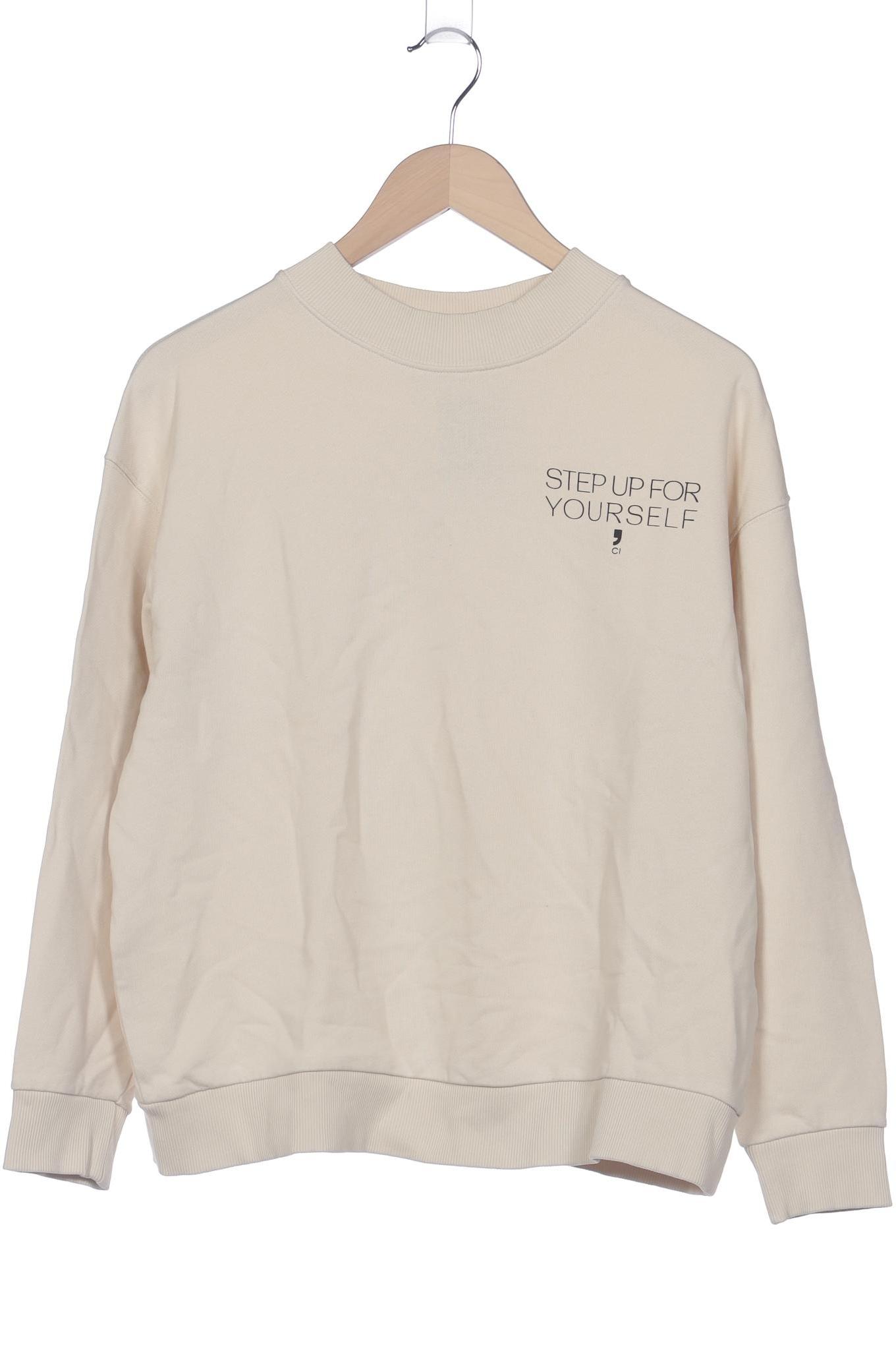

Comma Damen Sweatshirt, cremeweiß, Gr. 38