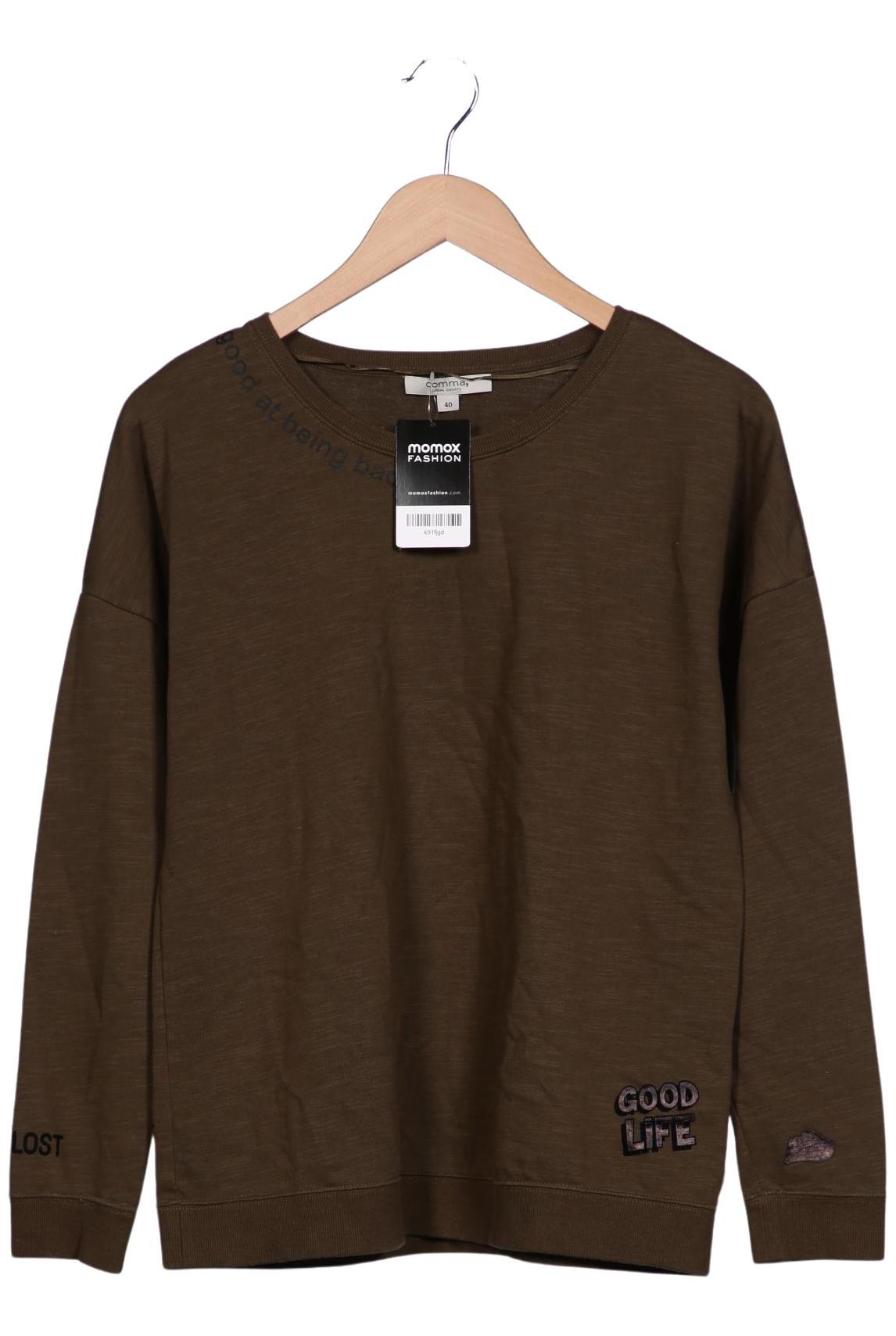 

Comma Damen Sweatshirt, grün, Gr. 40