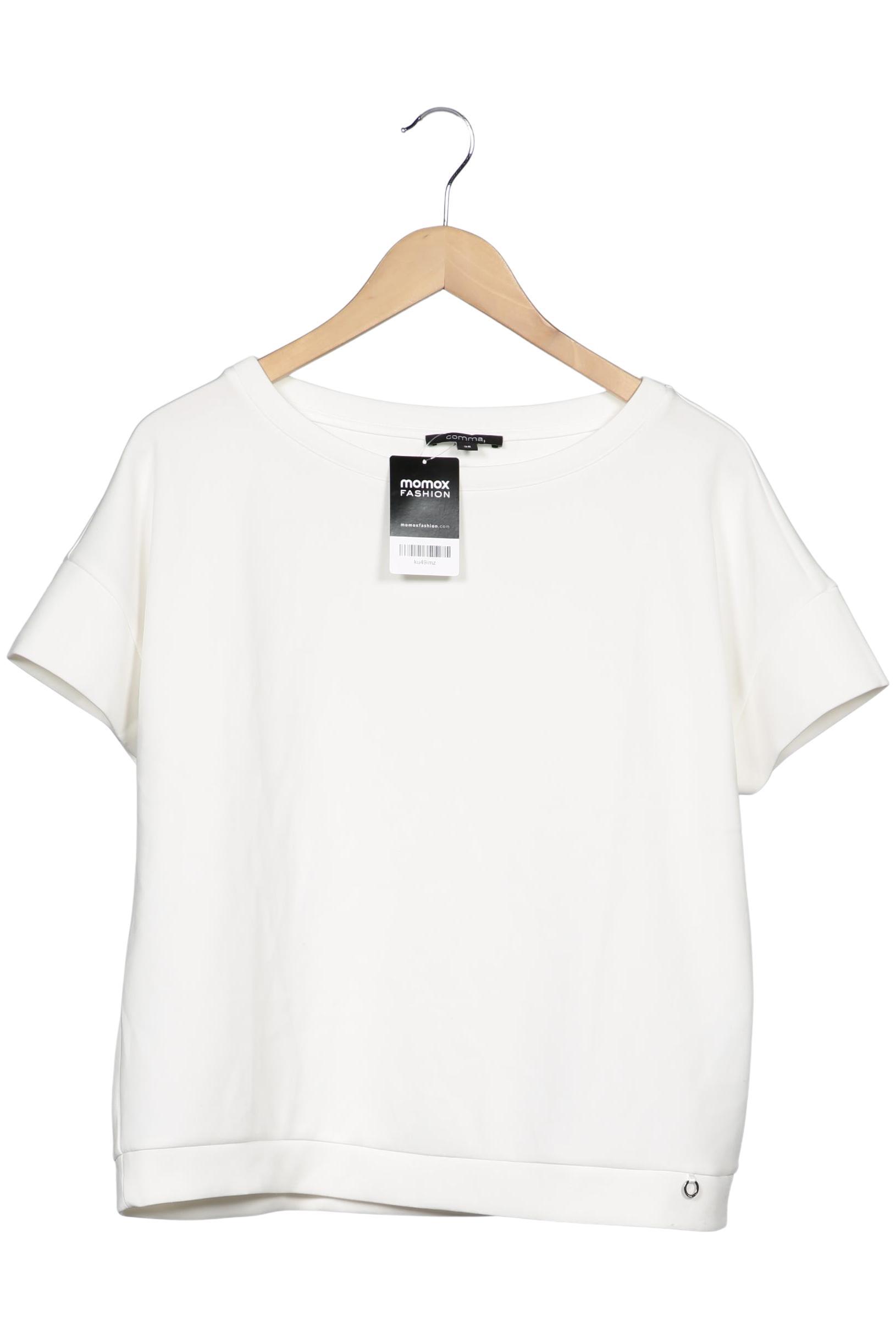 

Comma Damen Sweatshirt, weiß, Gr. 38