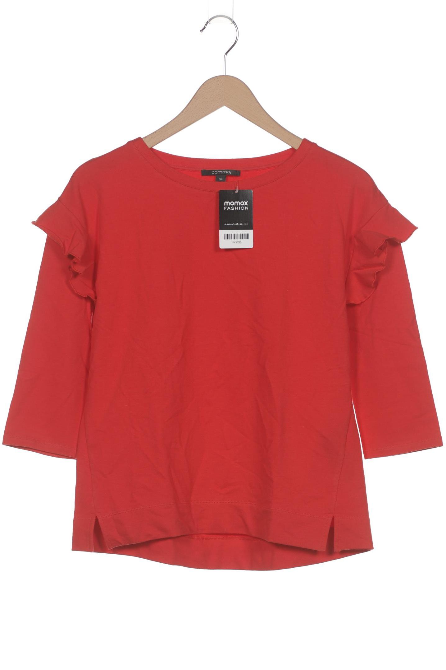 

Comma Damen Sweatshirt, rot, Gr. 34
