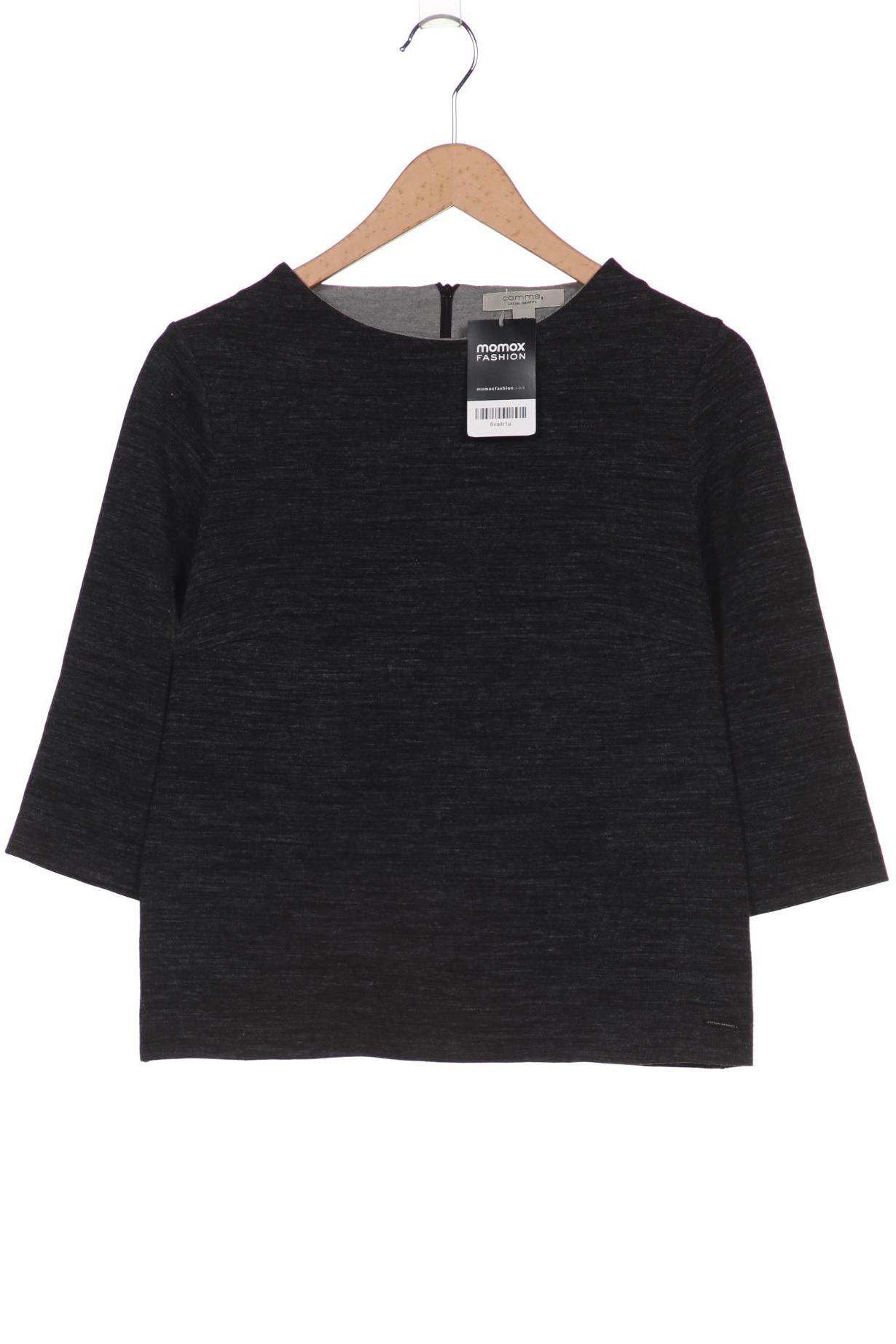 

Comma Damen Sweatshirt, schwarz, Gr. 40