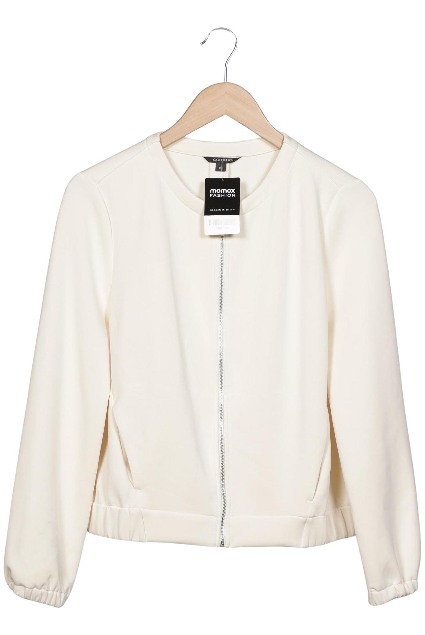 

Comma Damen Sweatshirt, cremeweiß, Gr. 36