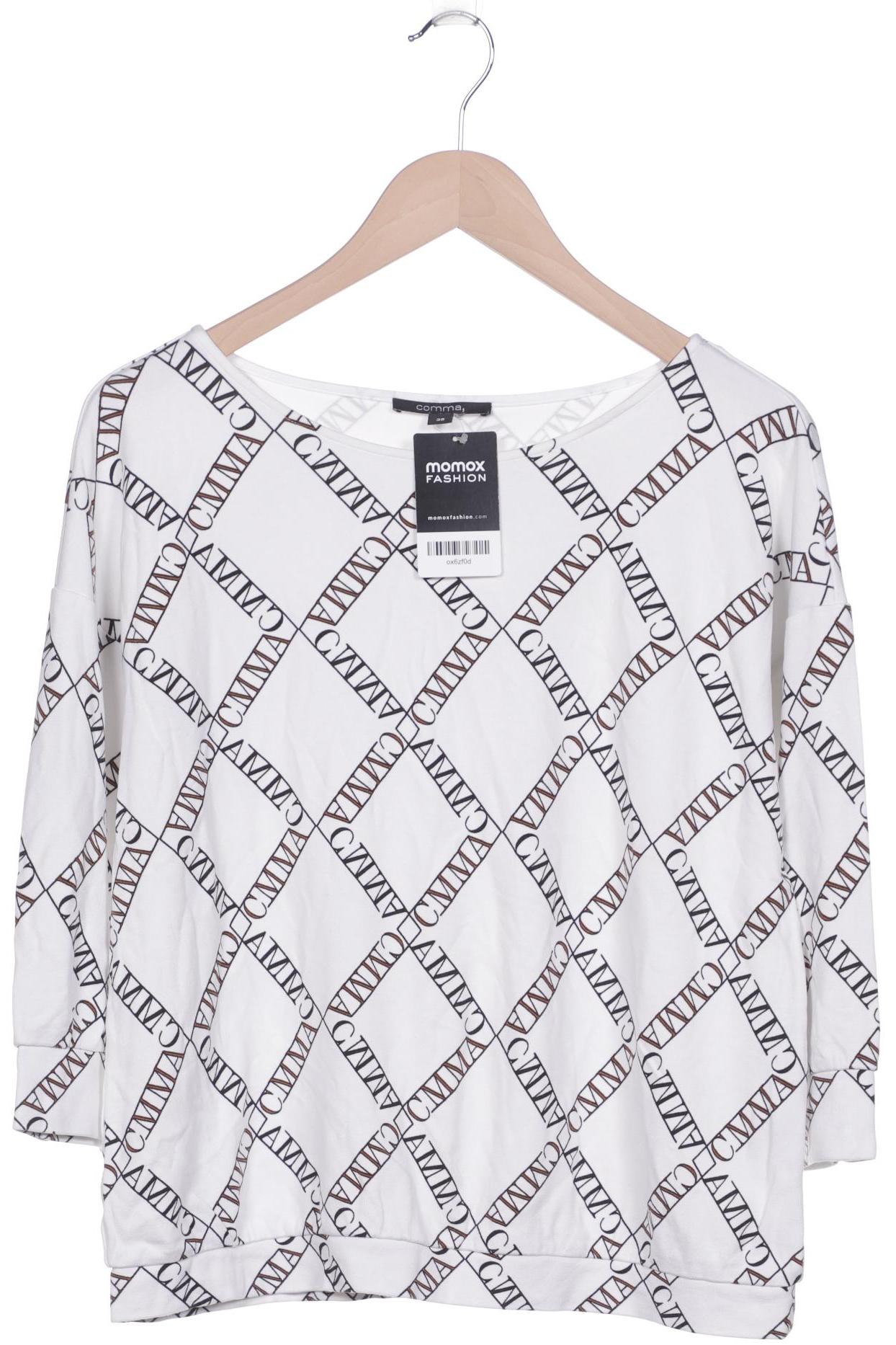 

Comma Damen Sweatshirt, weiß