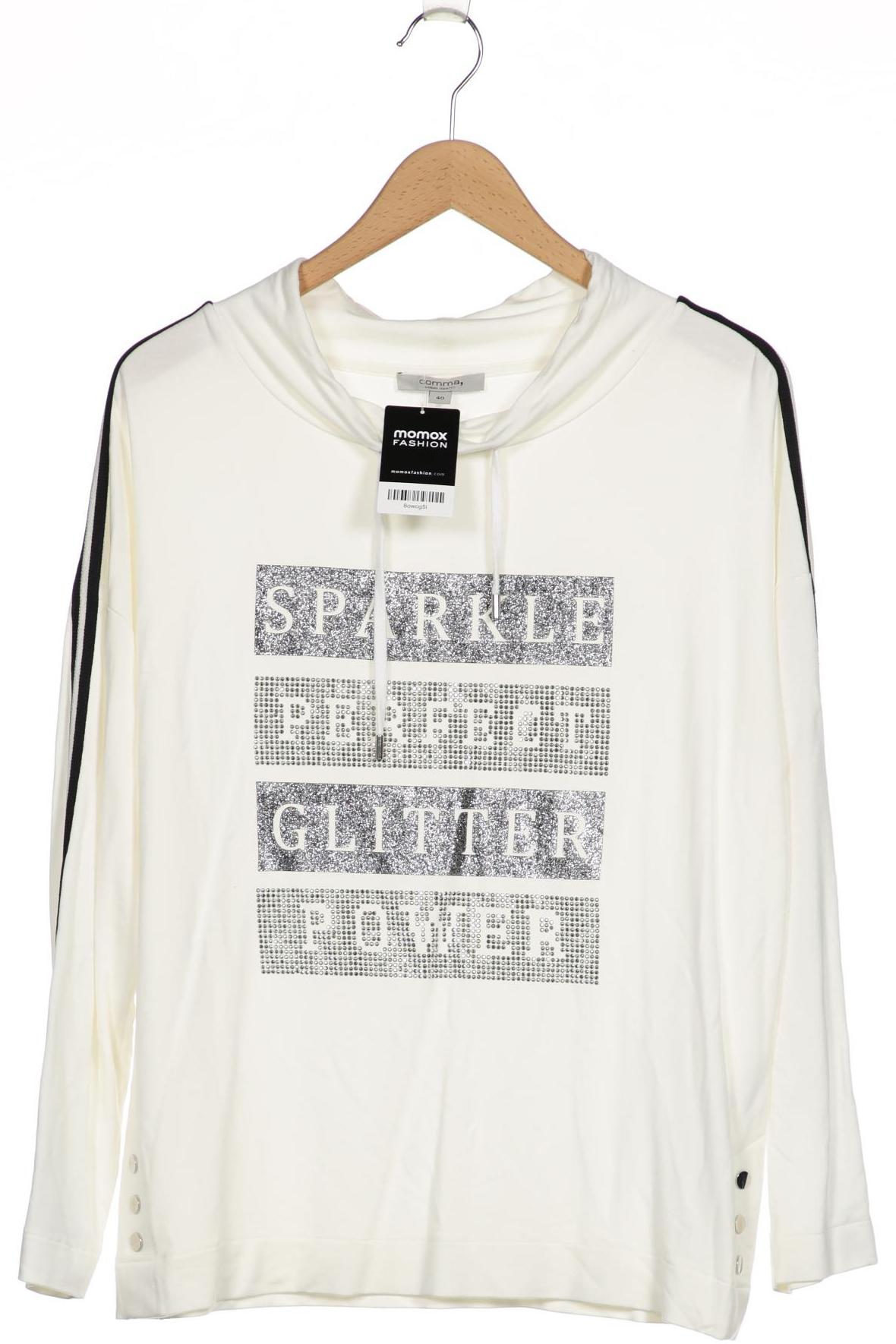 

Comma Damen Sweatshirt, weiß