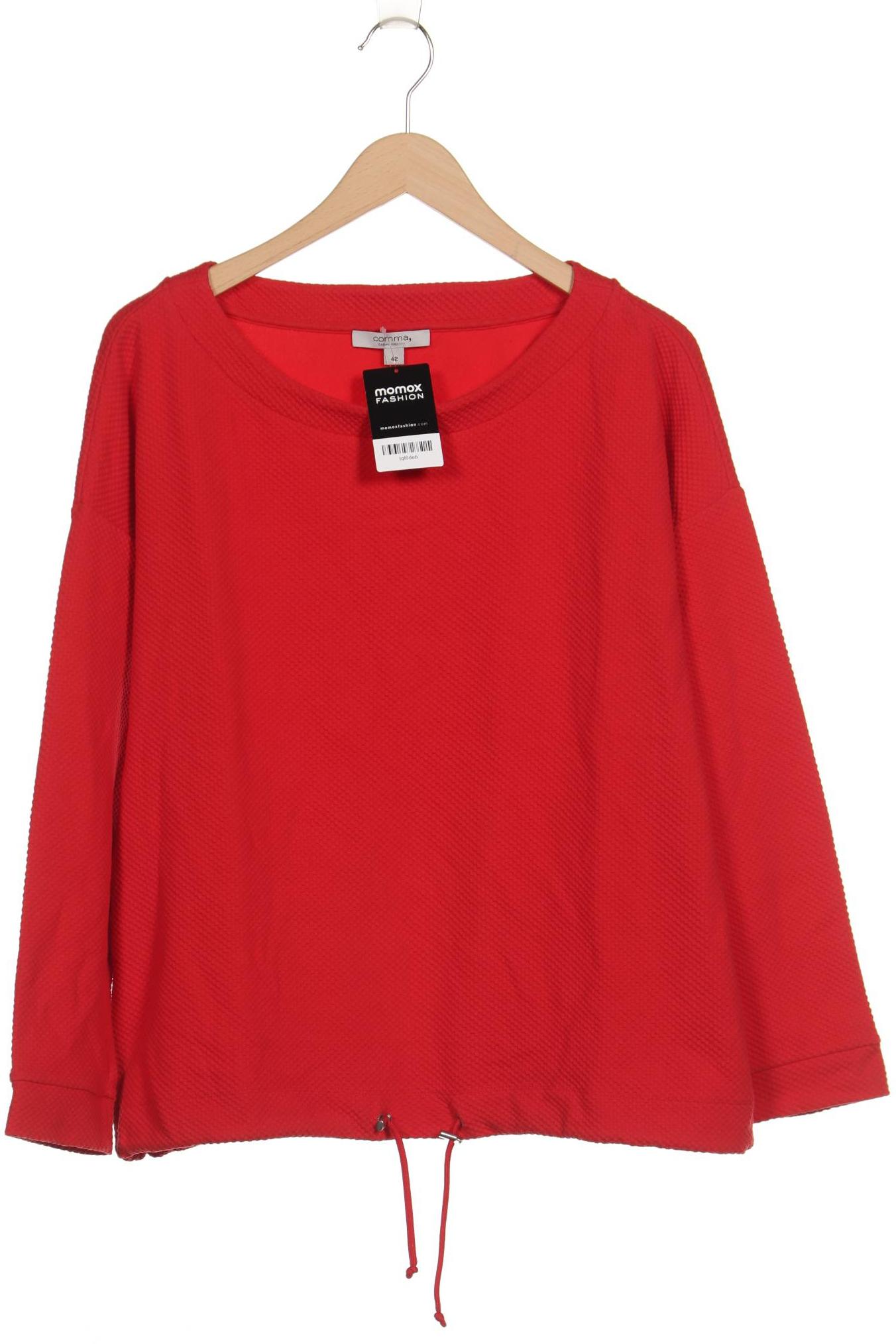 

Comma Damen Sweatshirt, rot, Gr. 42