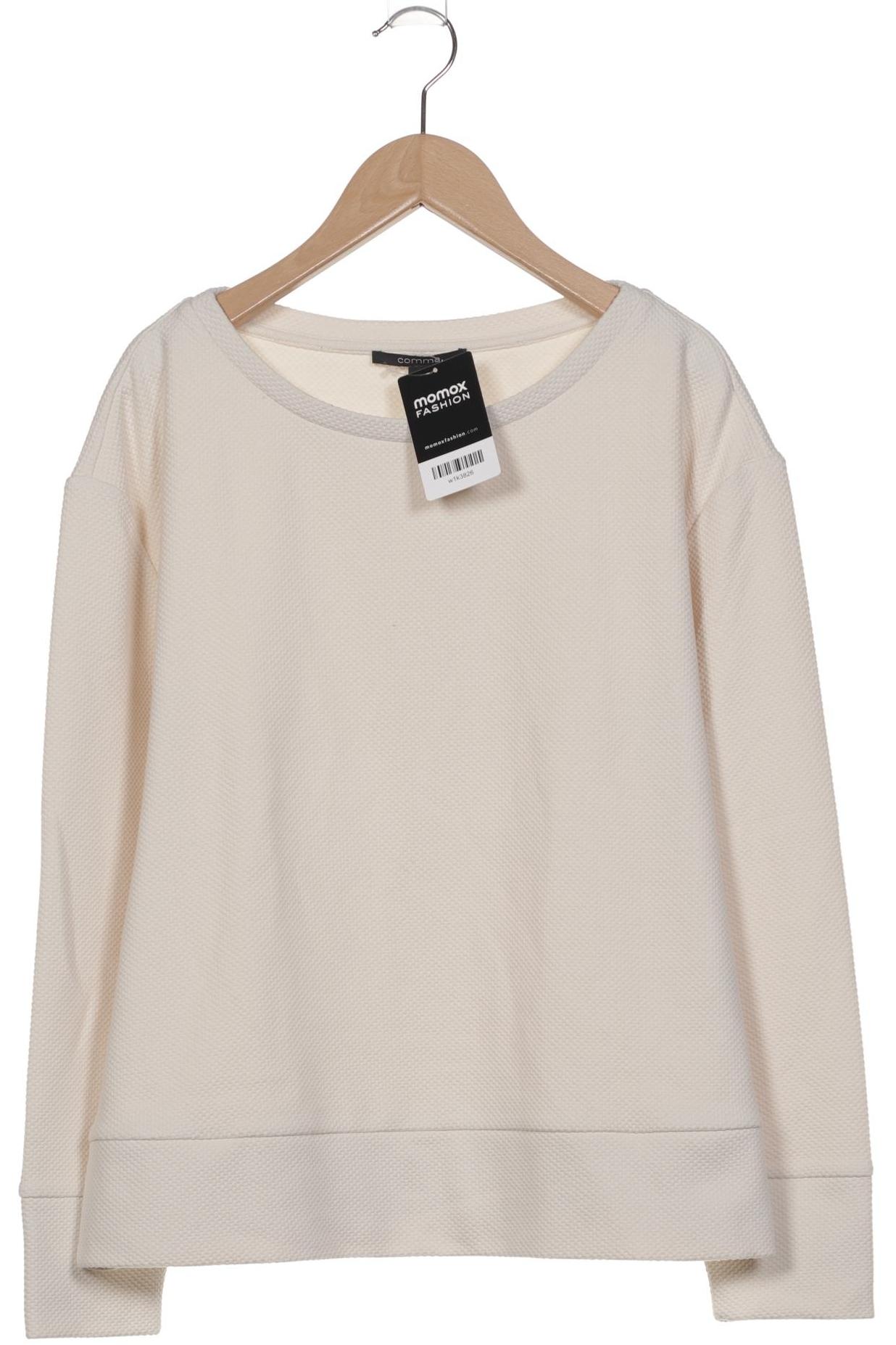 

Comma Damen Sweatshirt, cremeweiß, Gr. 38