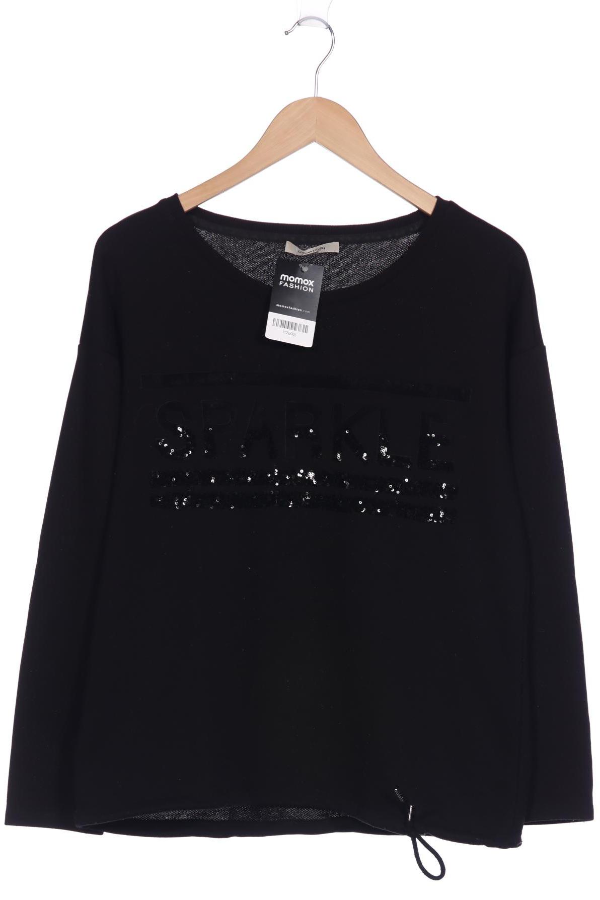 

Comma Damen Sweatshirt, schwarz, Gr. 38