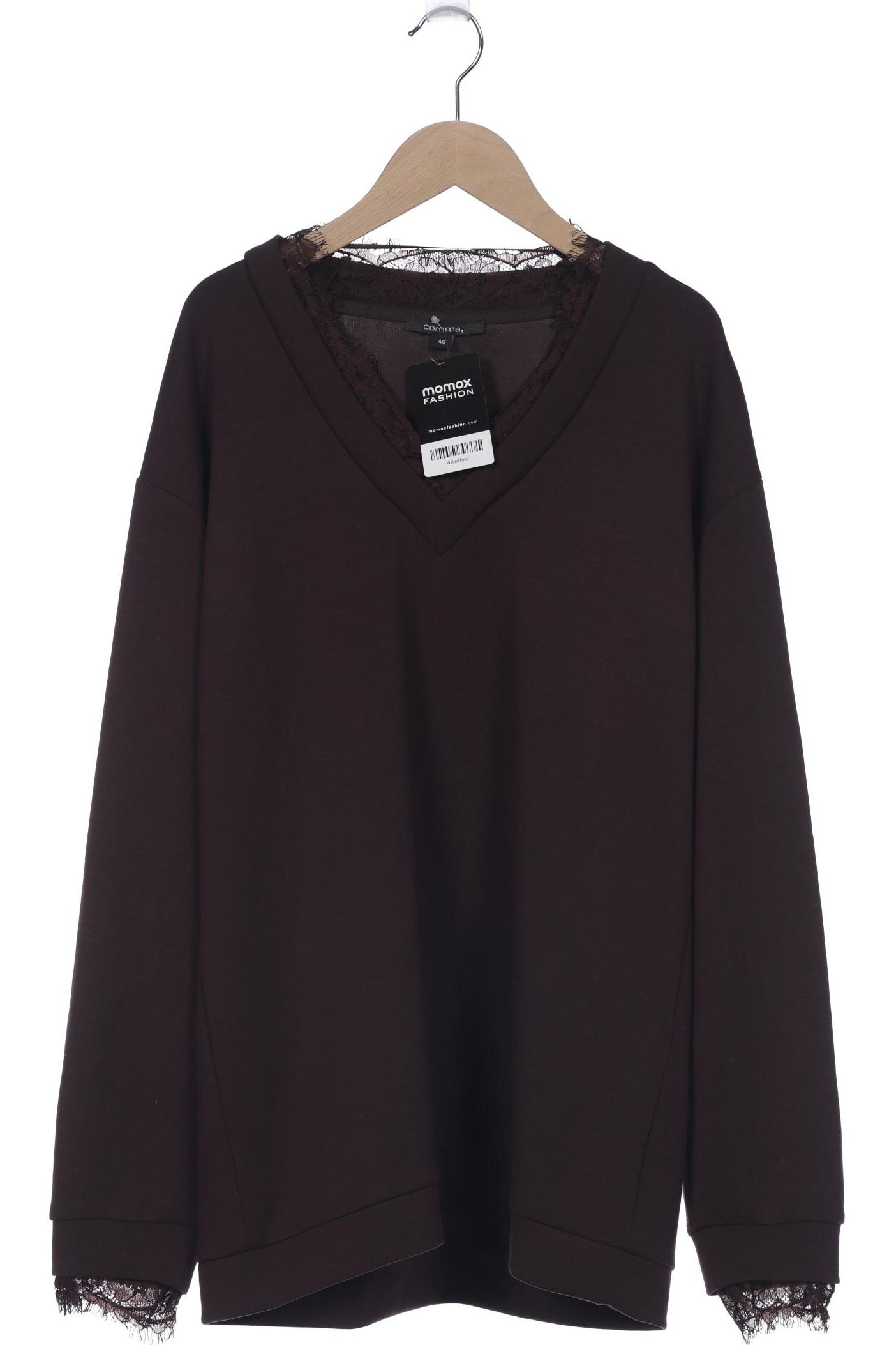 

Comma Damen Sweatshirt, braun, Gr. 40