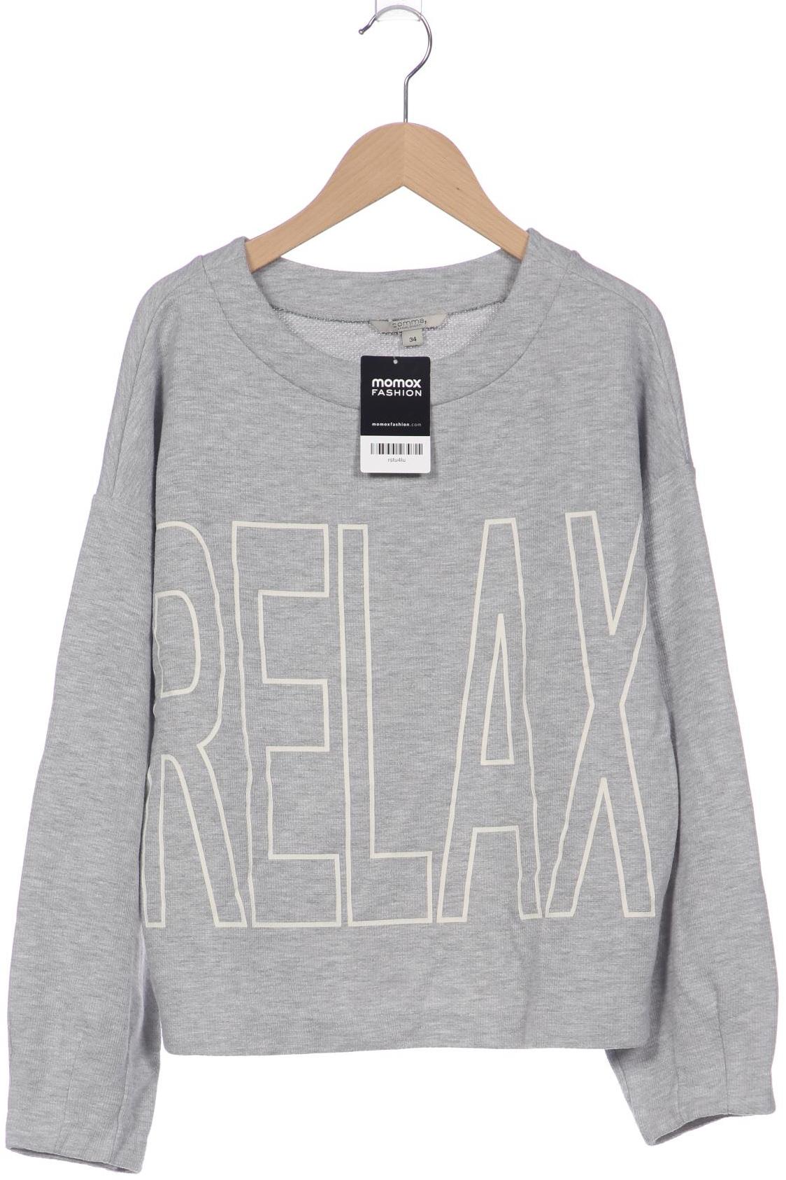 

Comma Damen Sweatshirt, grau, Gr. 34