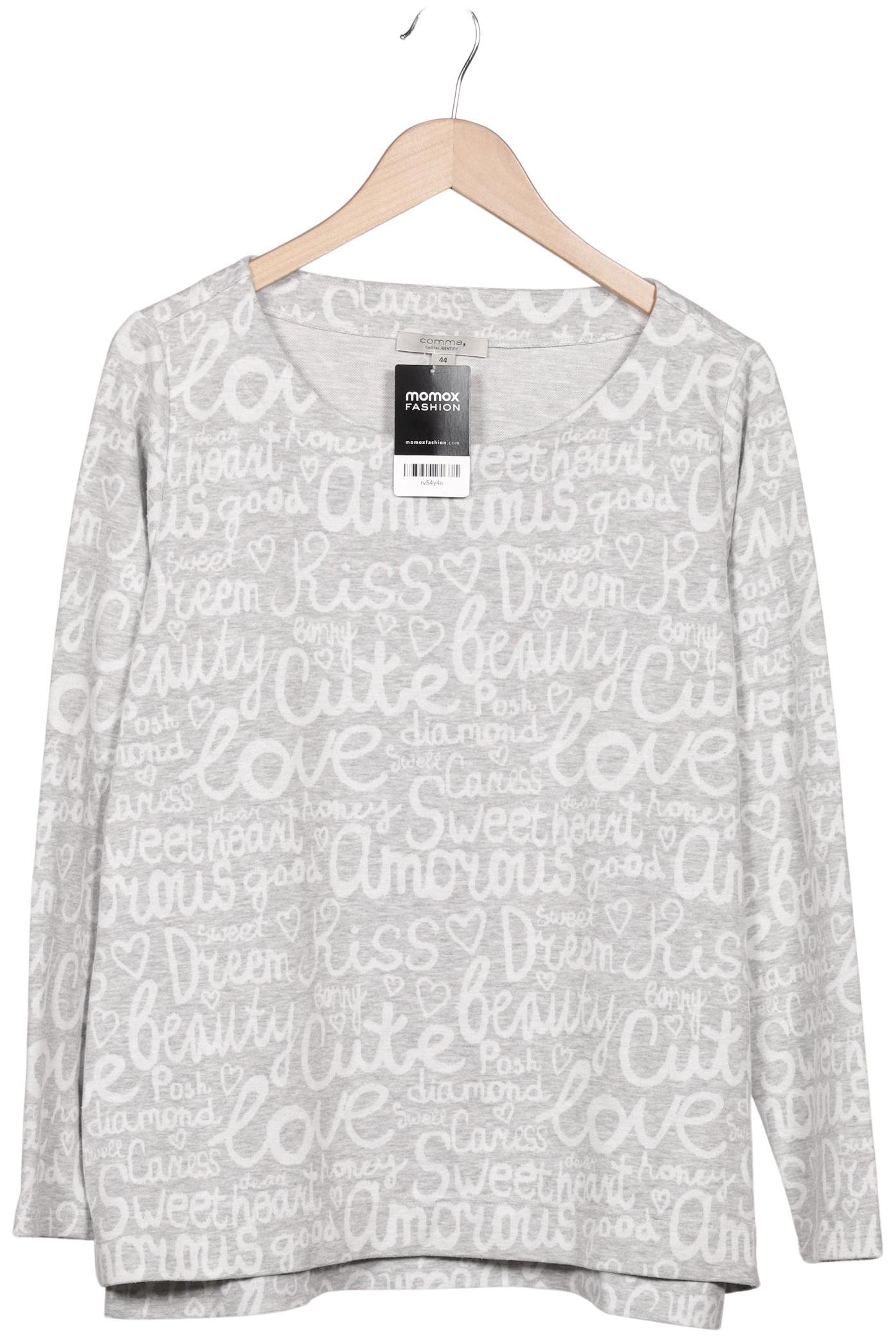 

Comma Damen Sweatshirt, grau, Gr. 44