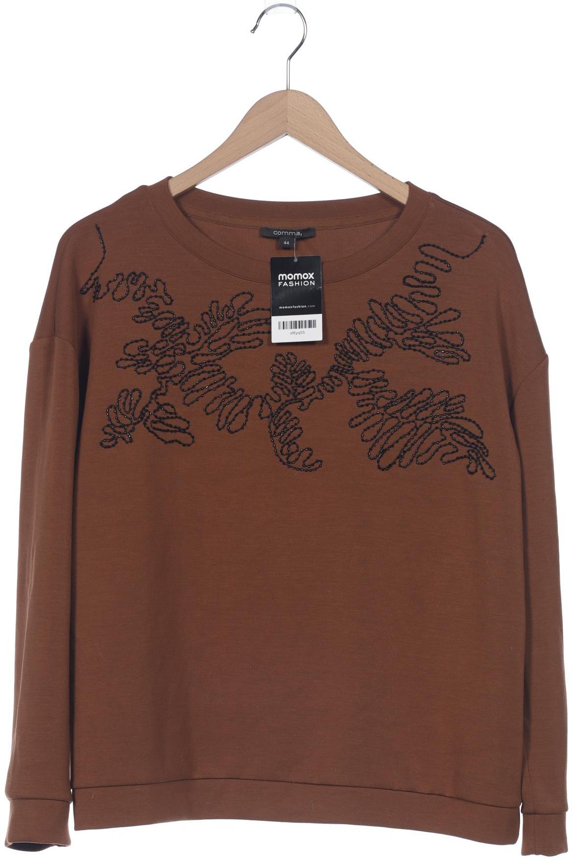 

Comma Damen Sweatshirt, braun, Gr. 44