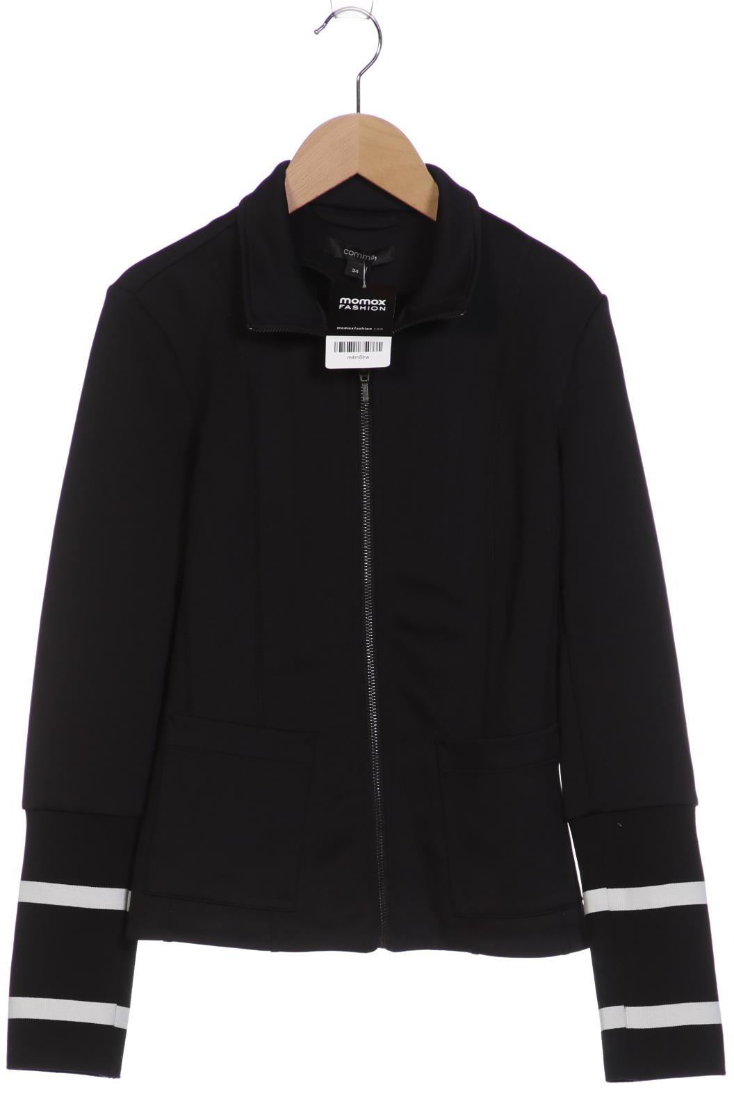 

Comma Damen Sweatshirt, schwarz, Gr. 34
