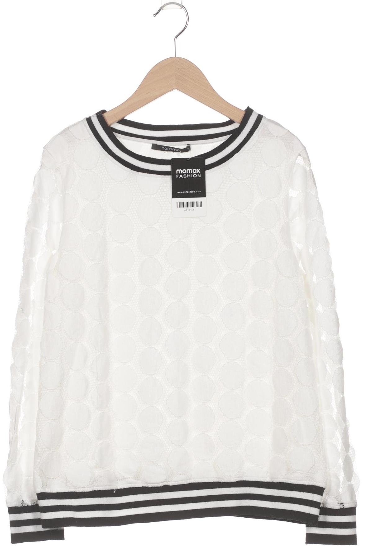 

Comma Damen Sweatshirt, weiß, Gr. 42