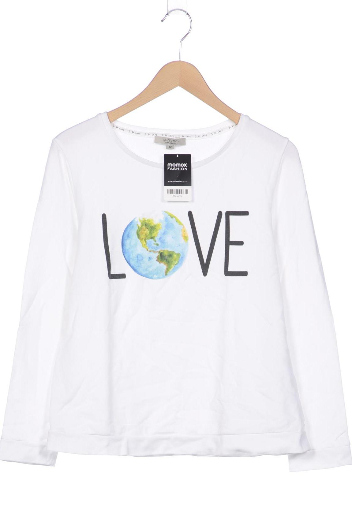 

Comma Damen Sweatshirt, weiß