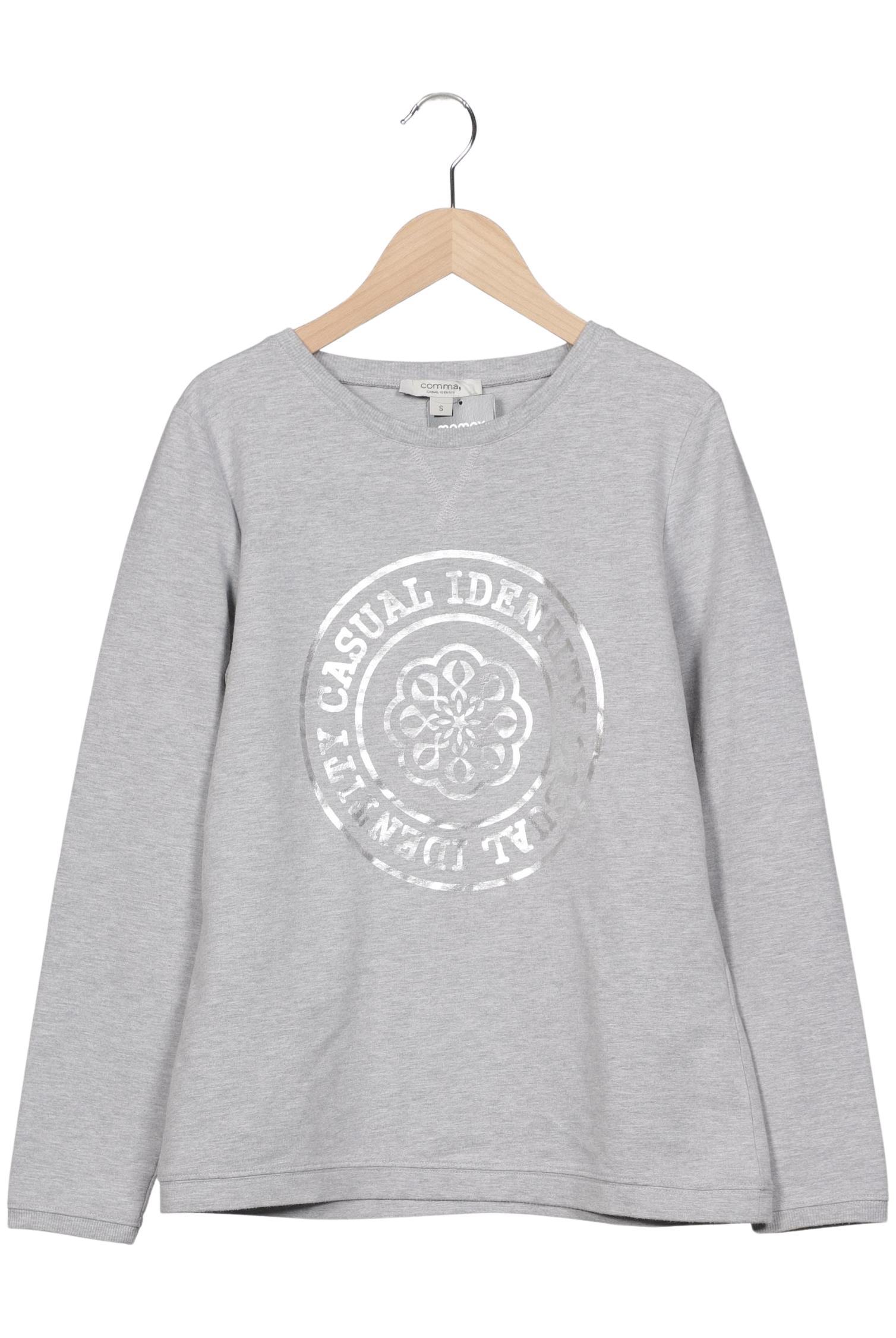 

Comma Damen Sweatshirt, grau, Gr. 36
