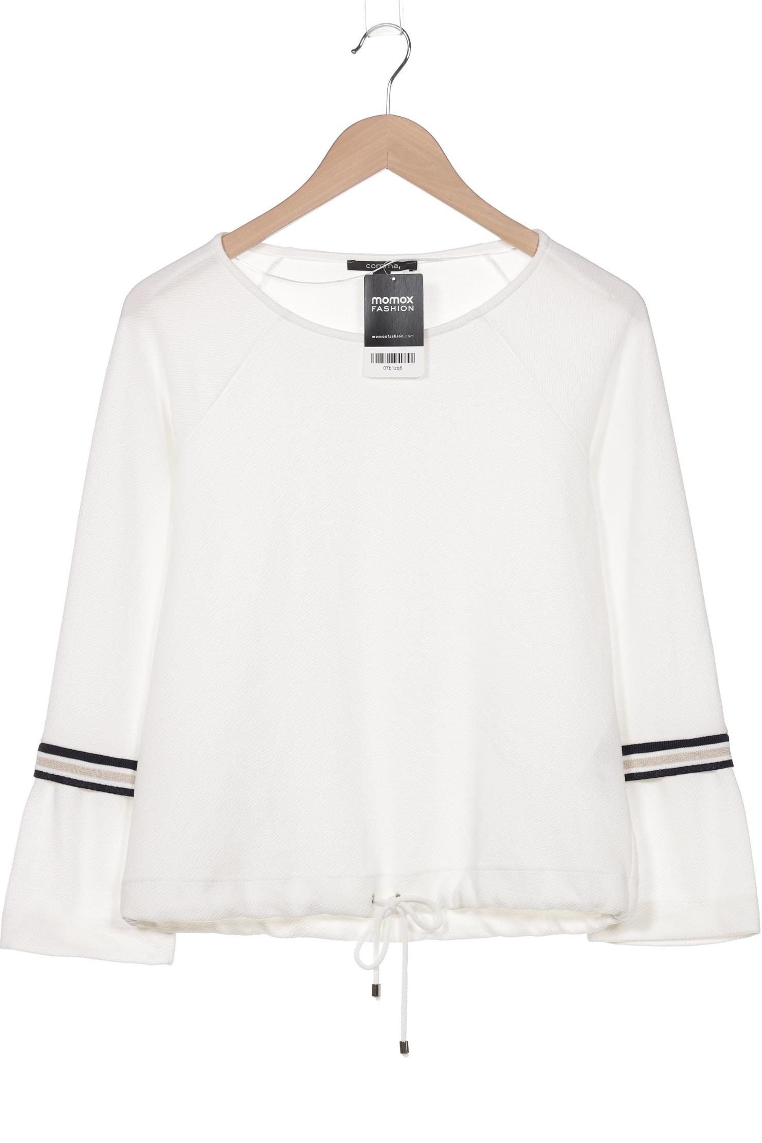 

Comma Damen Sweatshirt, weiß, Gr. 34