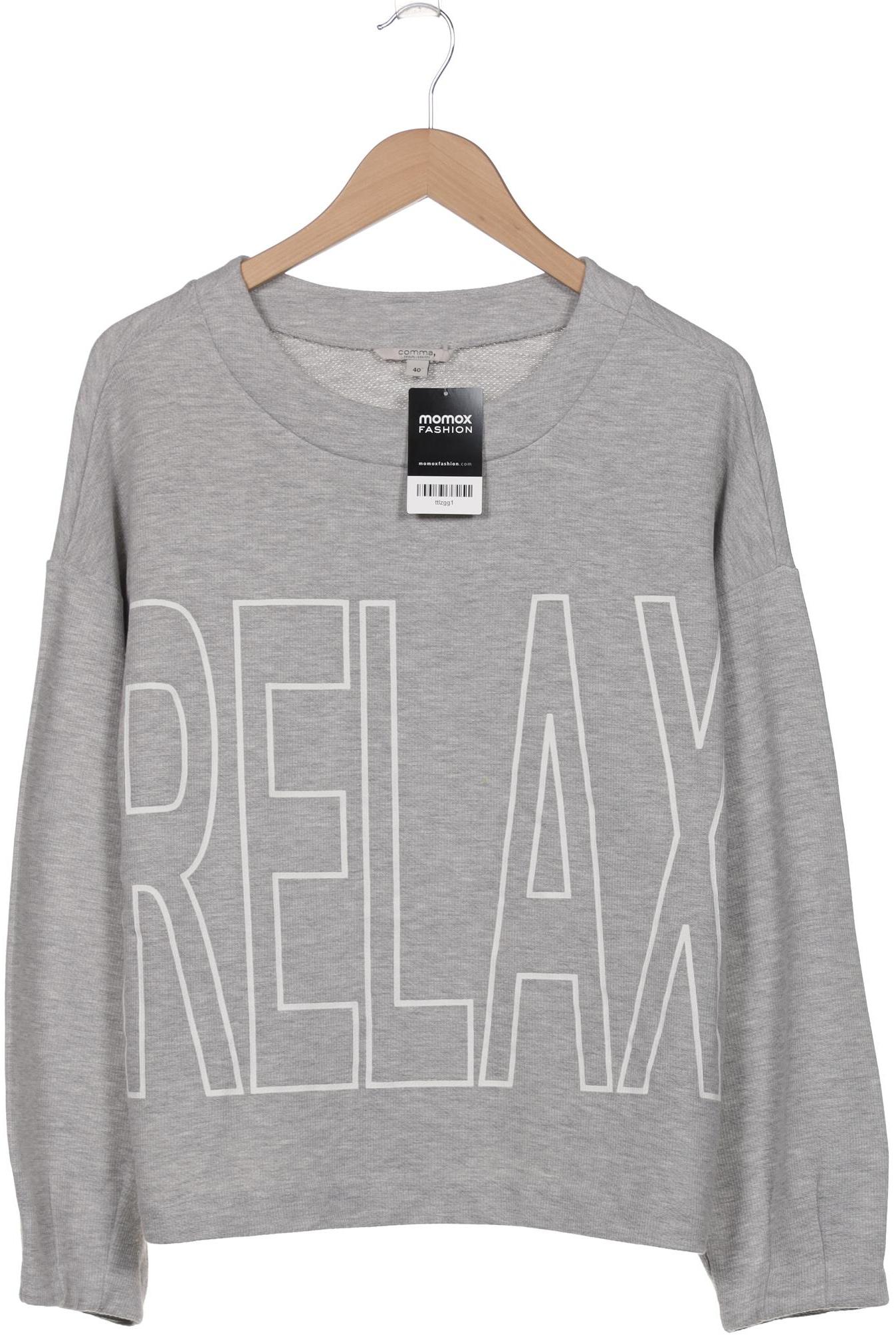 

Comma Damen Sweatshirt, grau, Gr. 40
