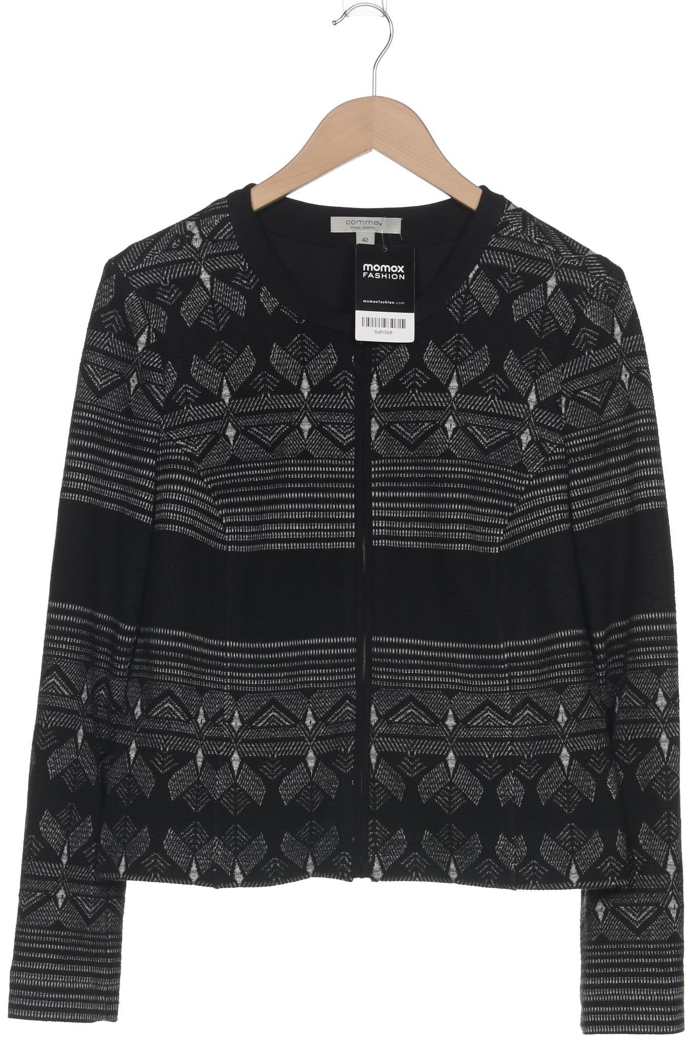 

Comma Damen Sweatshirt, schwarz, Gr. 42