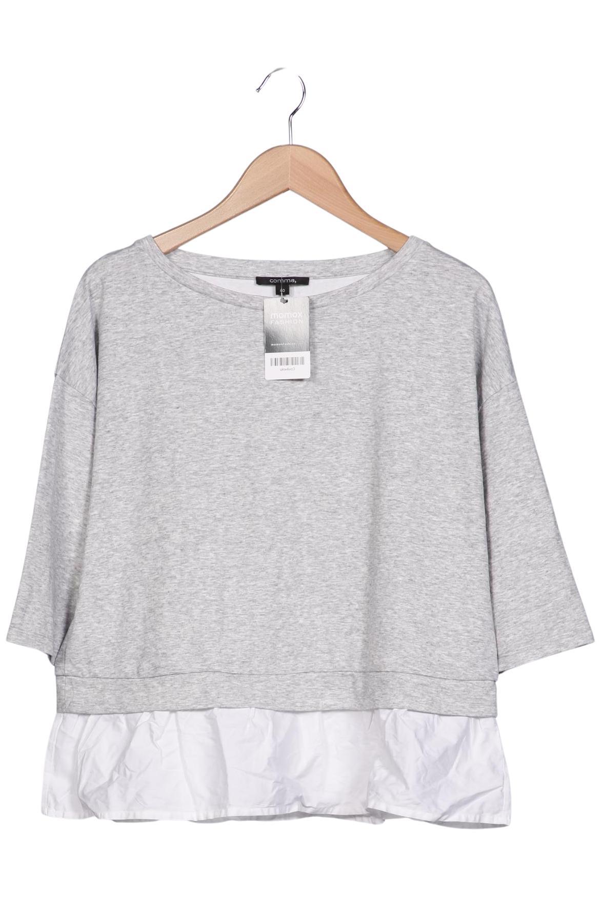 

Comma Damen Sweatshirt, grau, Gr. 40