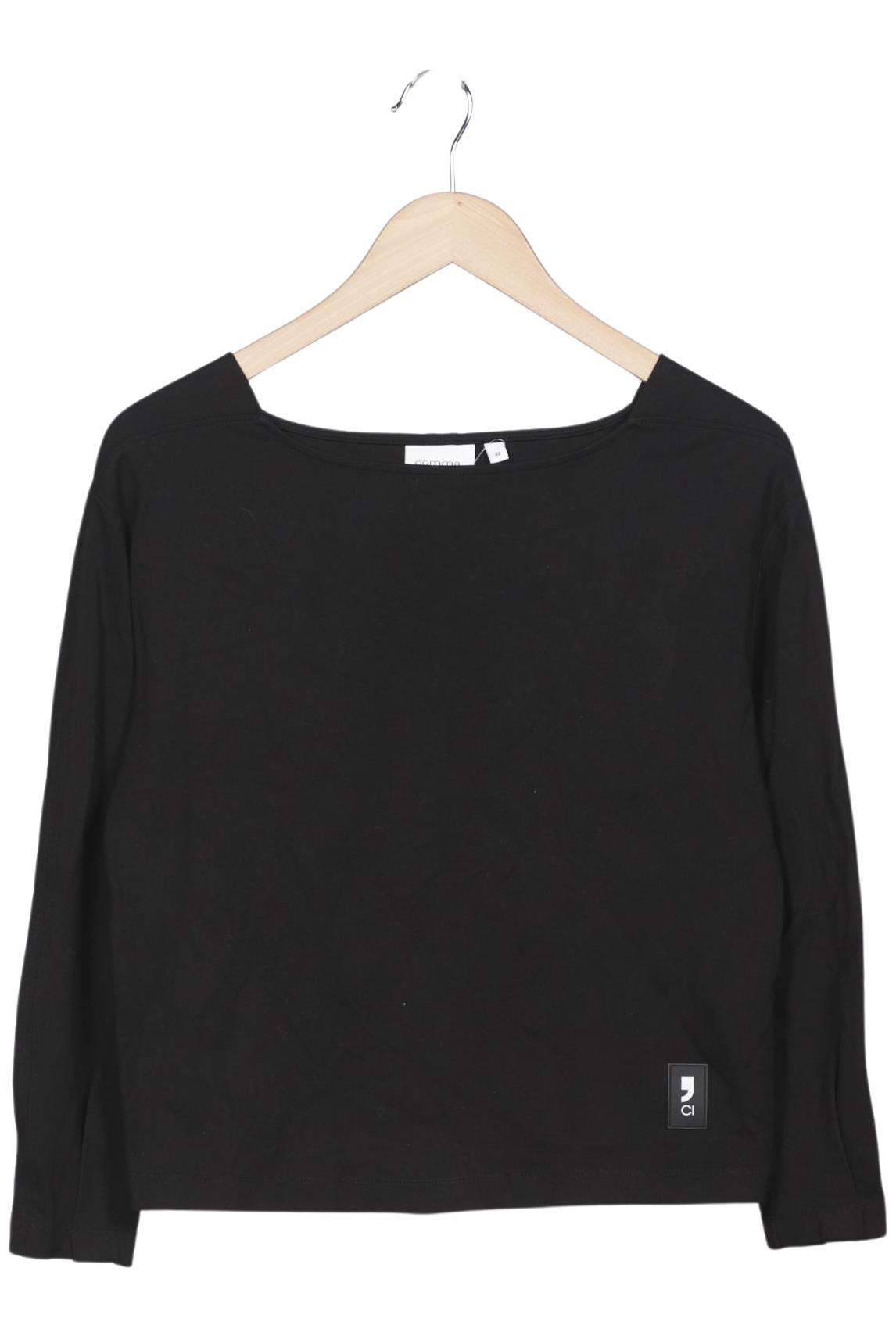 

Comma Damen Sweatshirt, schwarz, Gr. 32