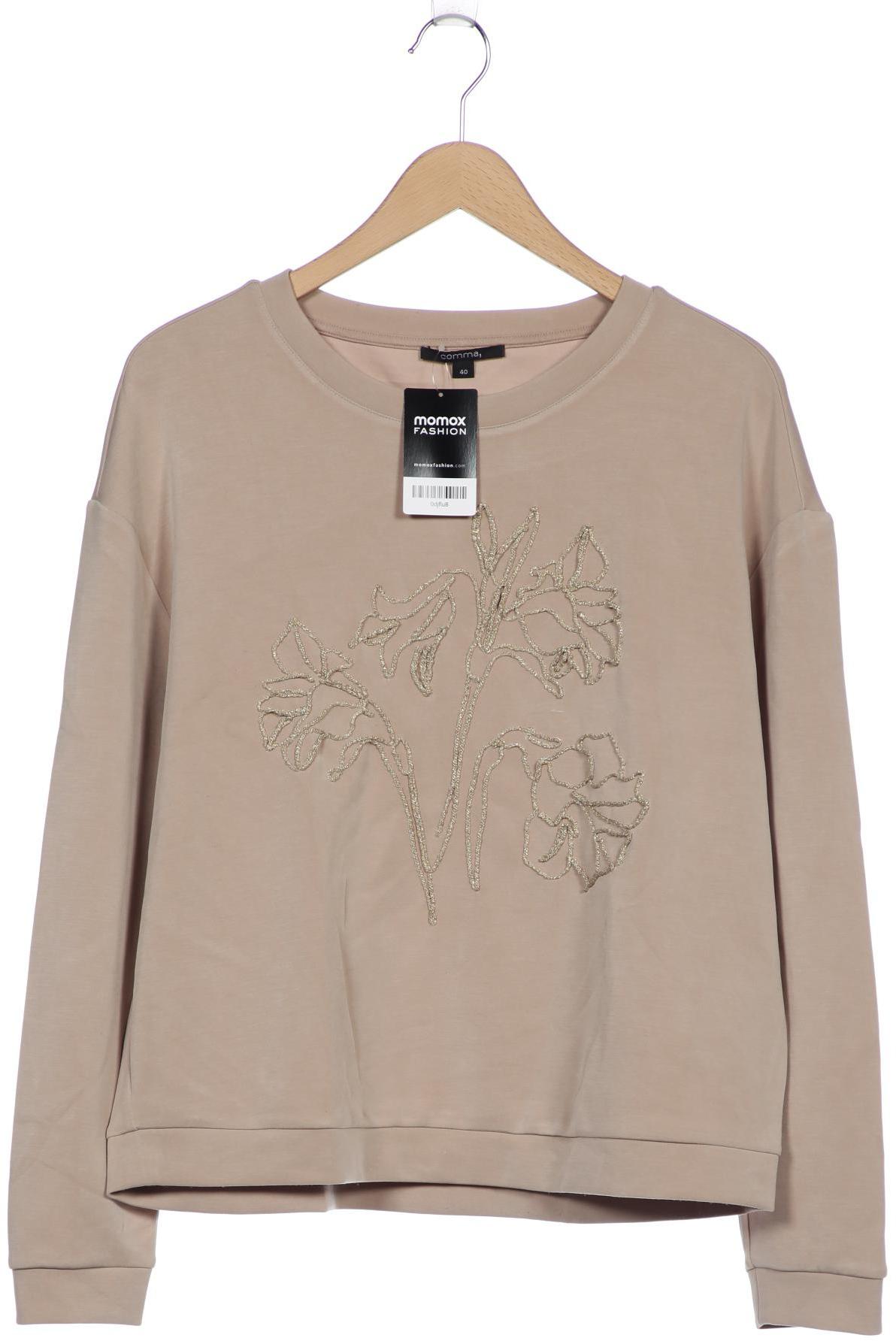 

Comma Damen Sweatshirt, beige, Gr. 40