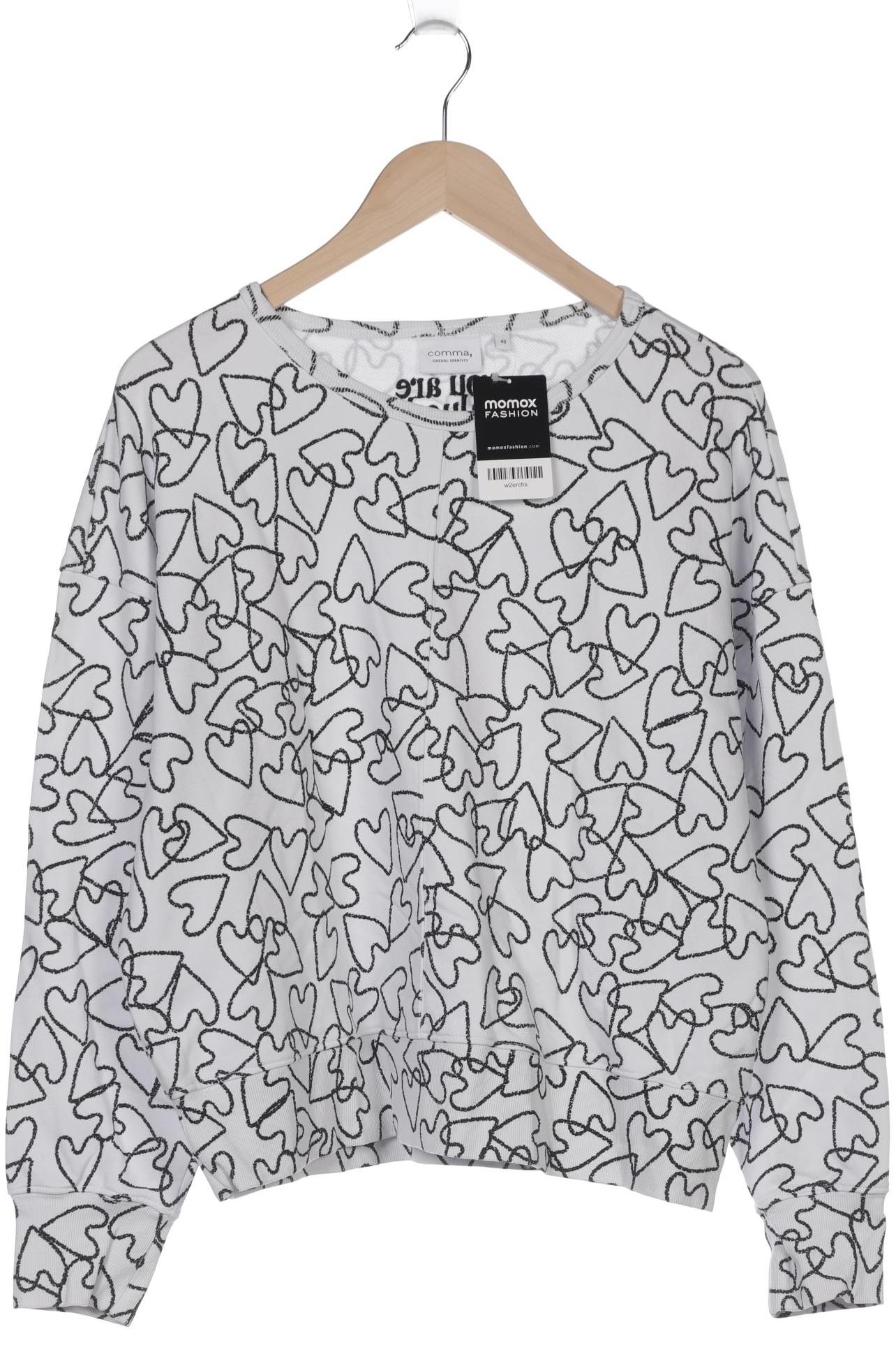 Thumbnail - Comma Damen Sweatshirt, weiß, Gr. 42
