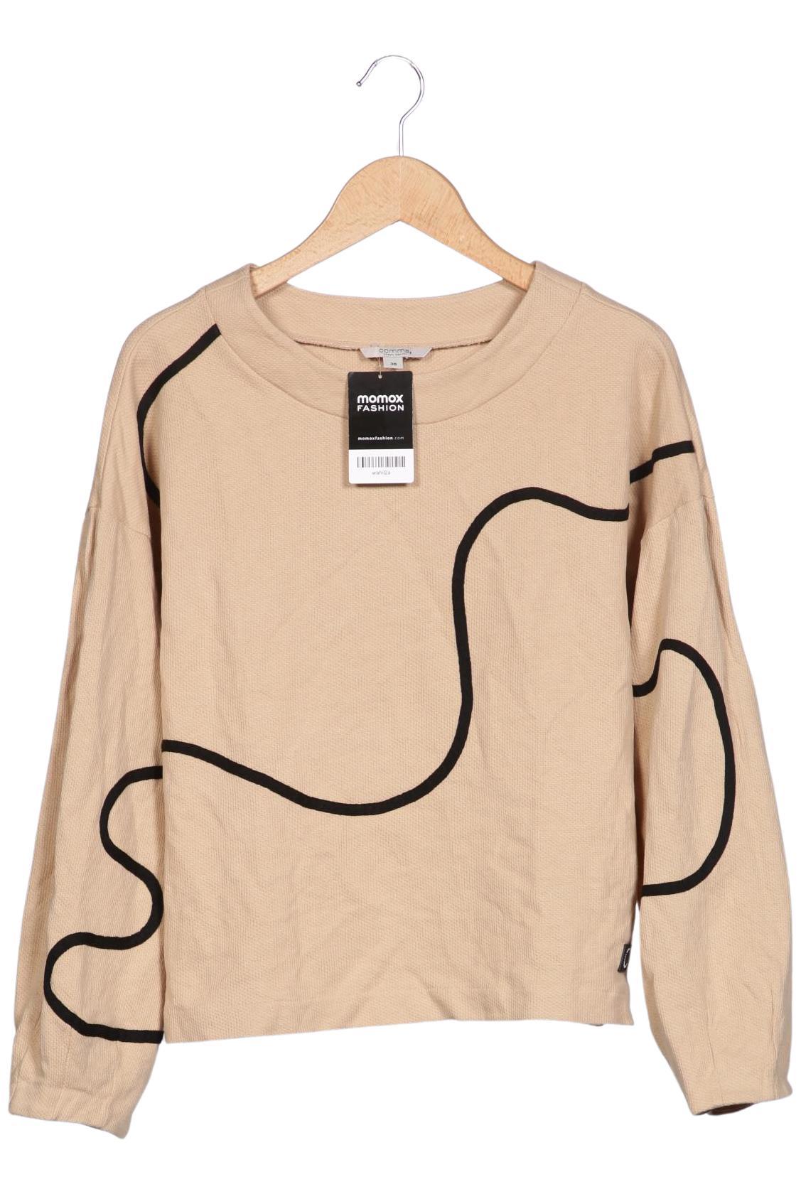 

Comma Damen Sweatshirt, beige, Gr. 38