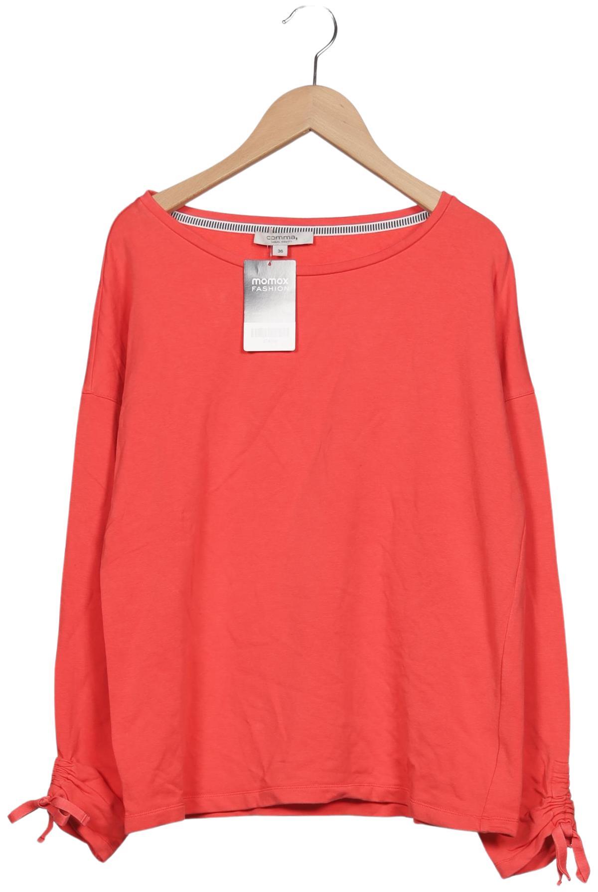 

Comma Damen Sweatshirt, rot, Gr. 36
