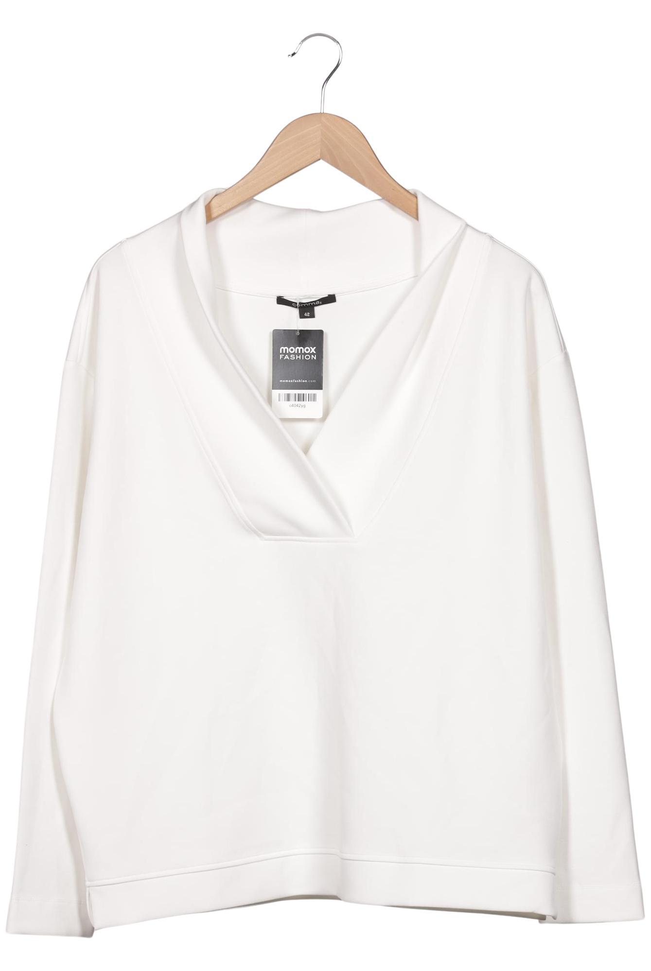 

Comma Damen Sweatshirt, weiß, Gr. 42