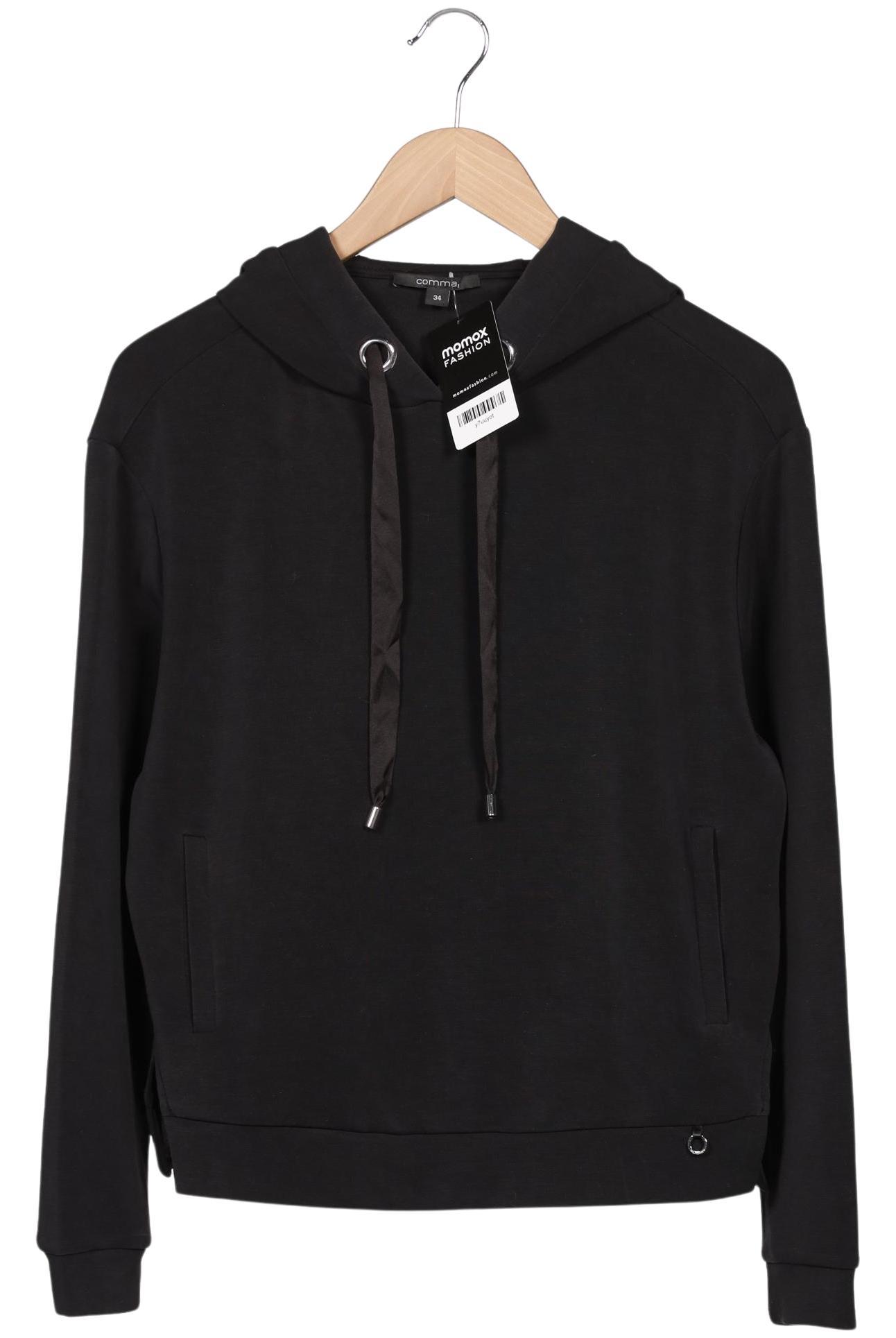 

Comma Damen Sweatshirt, schwarz, Gr. 34