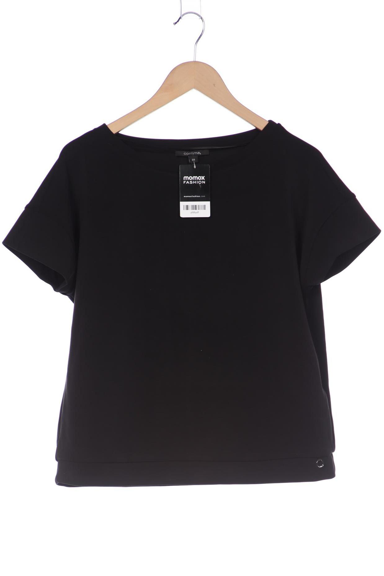 

Comma Damen Sweatshirt, schwarz, Gr. 36