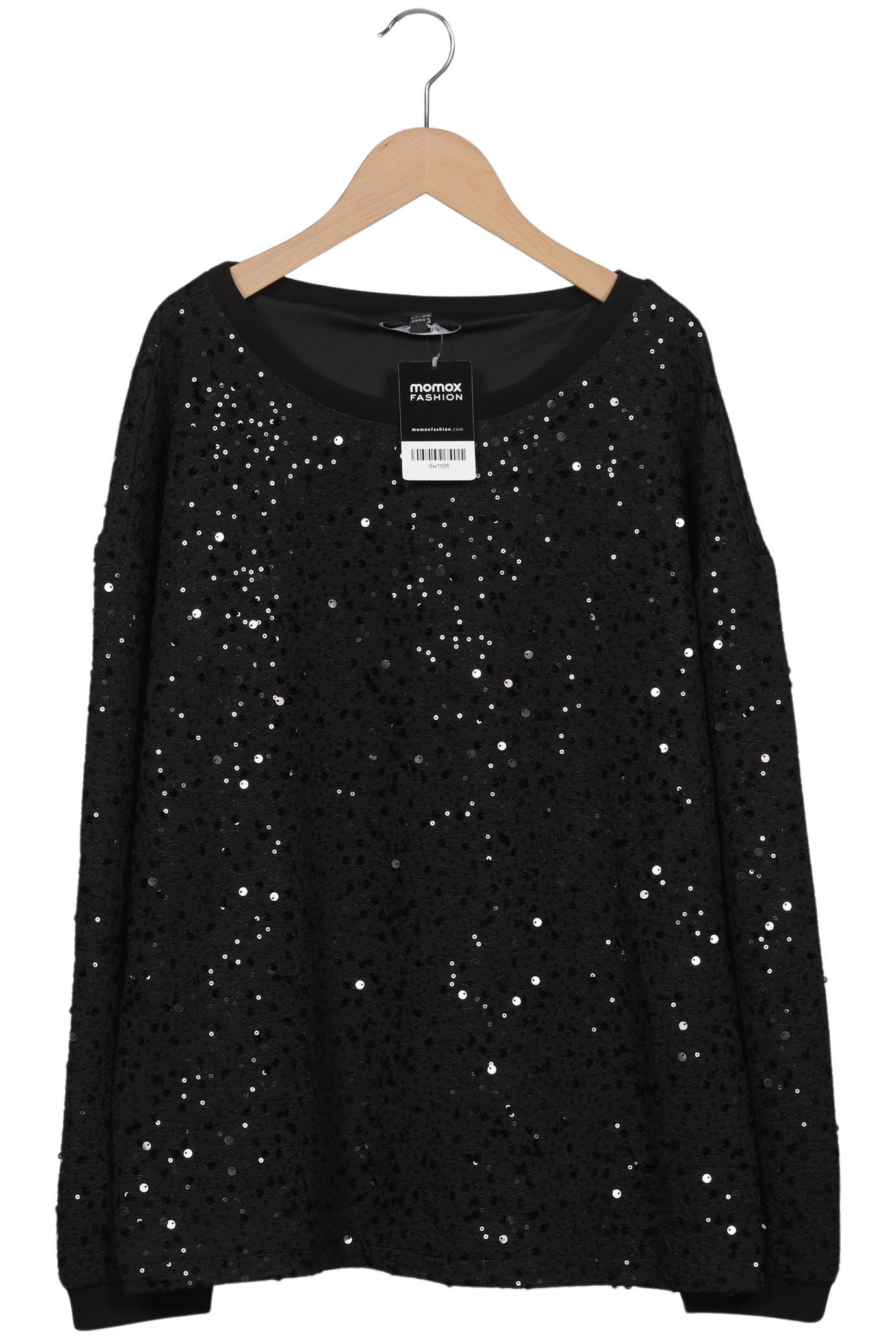 

Comma Damen Sweatshirt, schwarz, Gr. 46