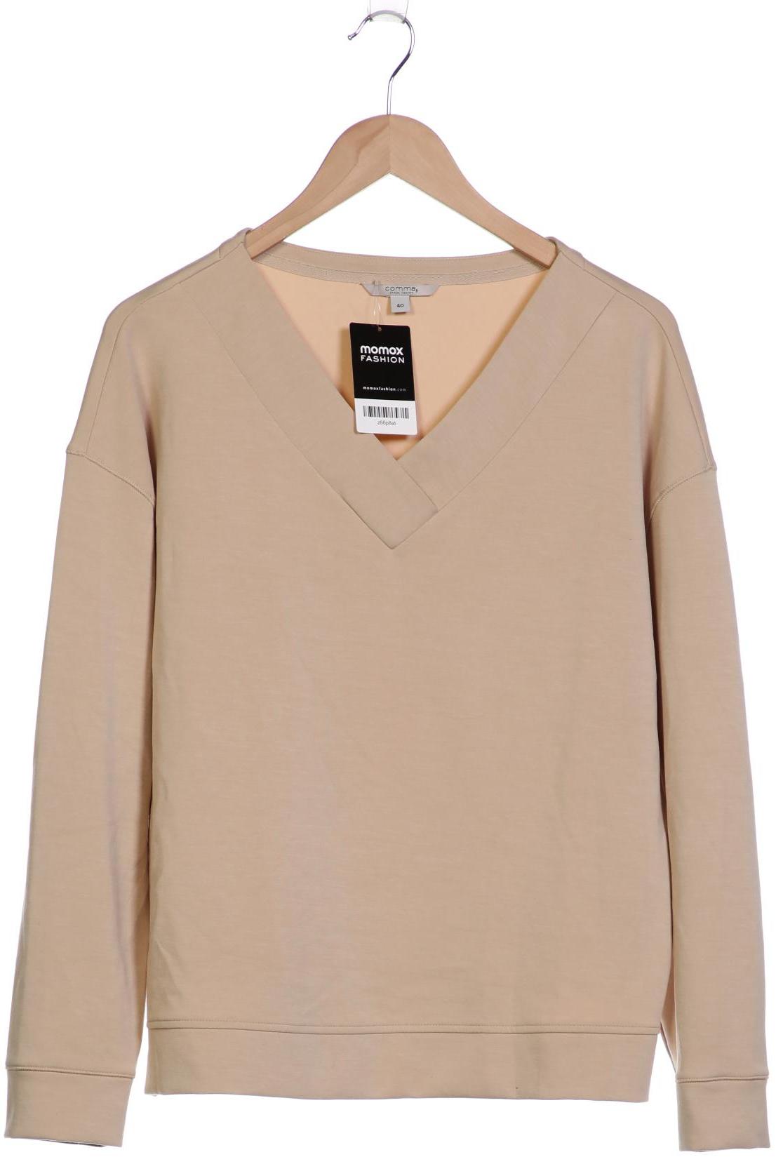 

Comma Damen Sweatshirt, beige, Gr. 40