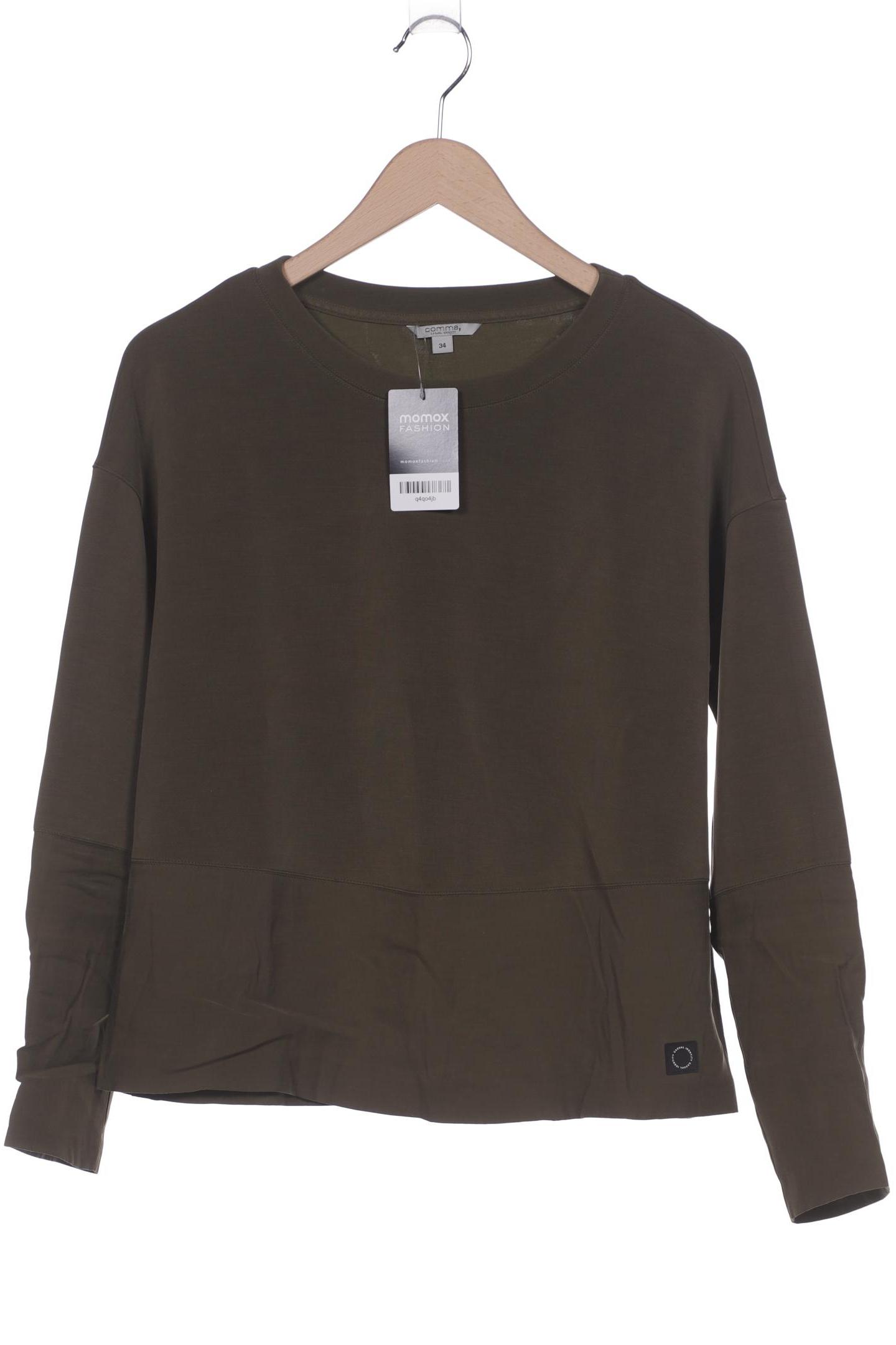 

Comma Damen Sweatshirt, grün, Gr. 34