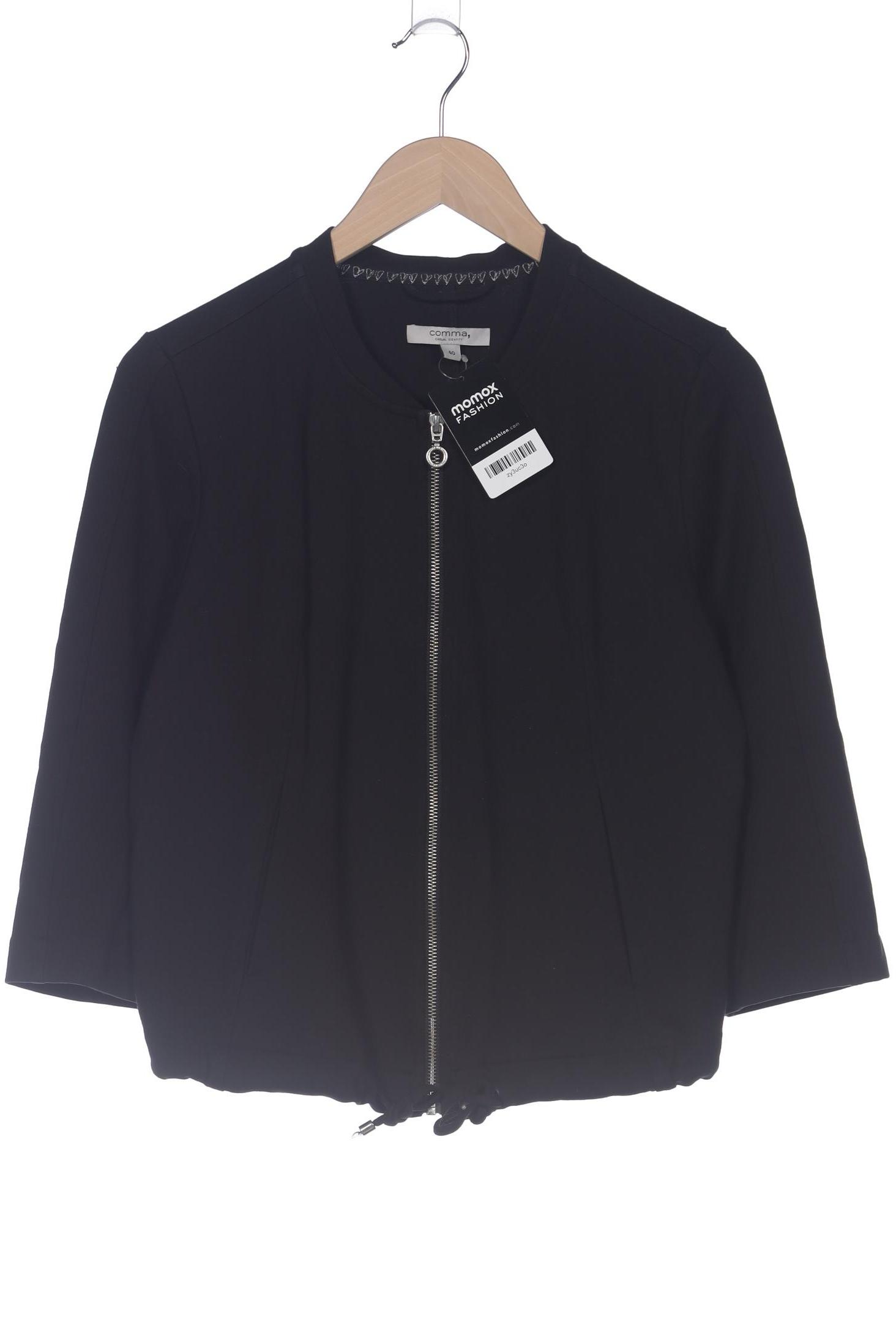 

Comma Damen Sweatshirt, schwarz, Gr. 40