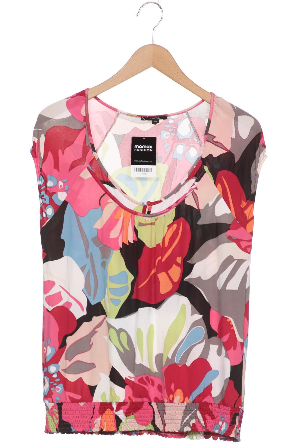 

Comma Damen T-Shirt, mehrfarbig