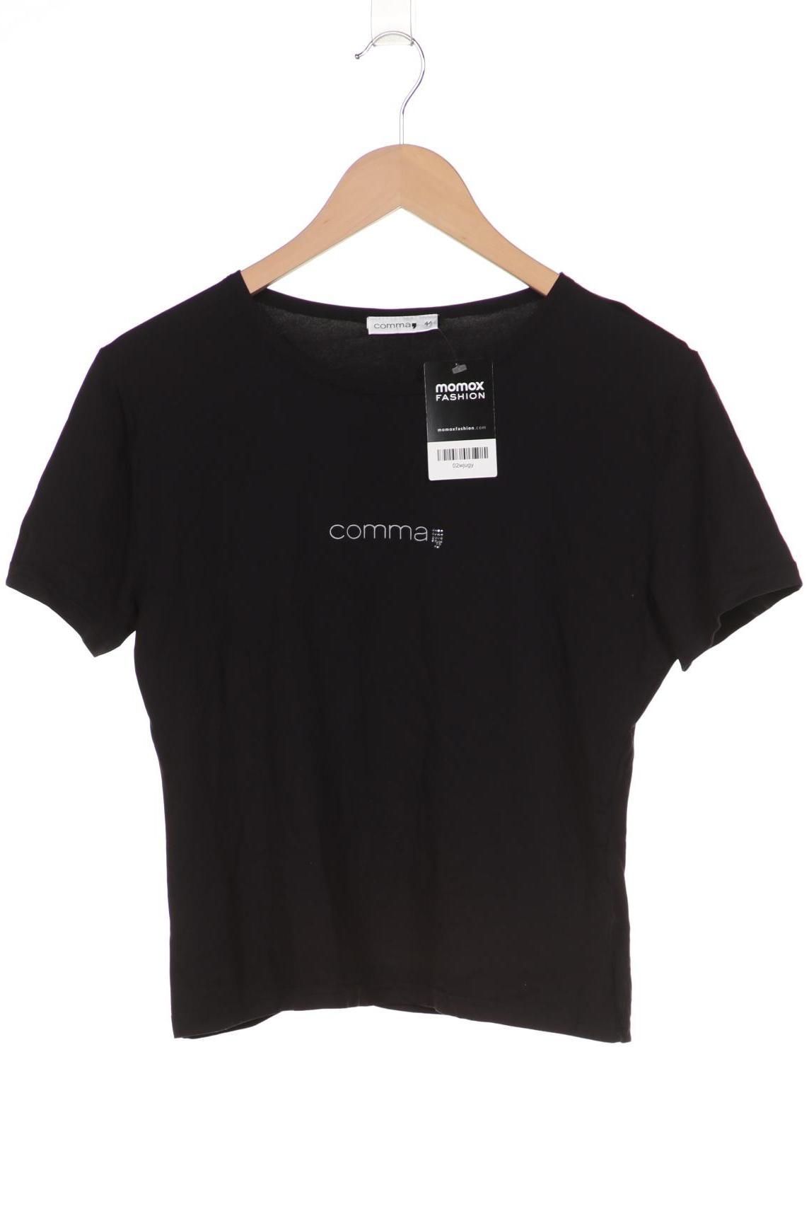 

Comma Damen T-Shirt, schwarz
