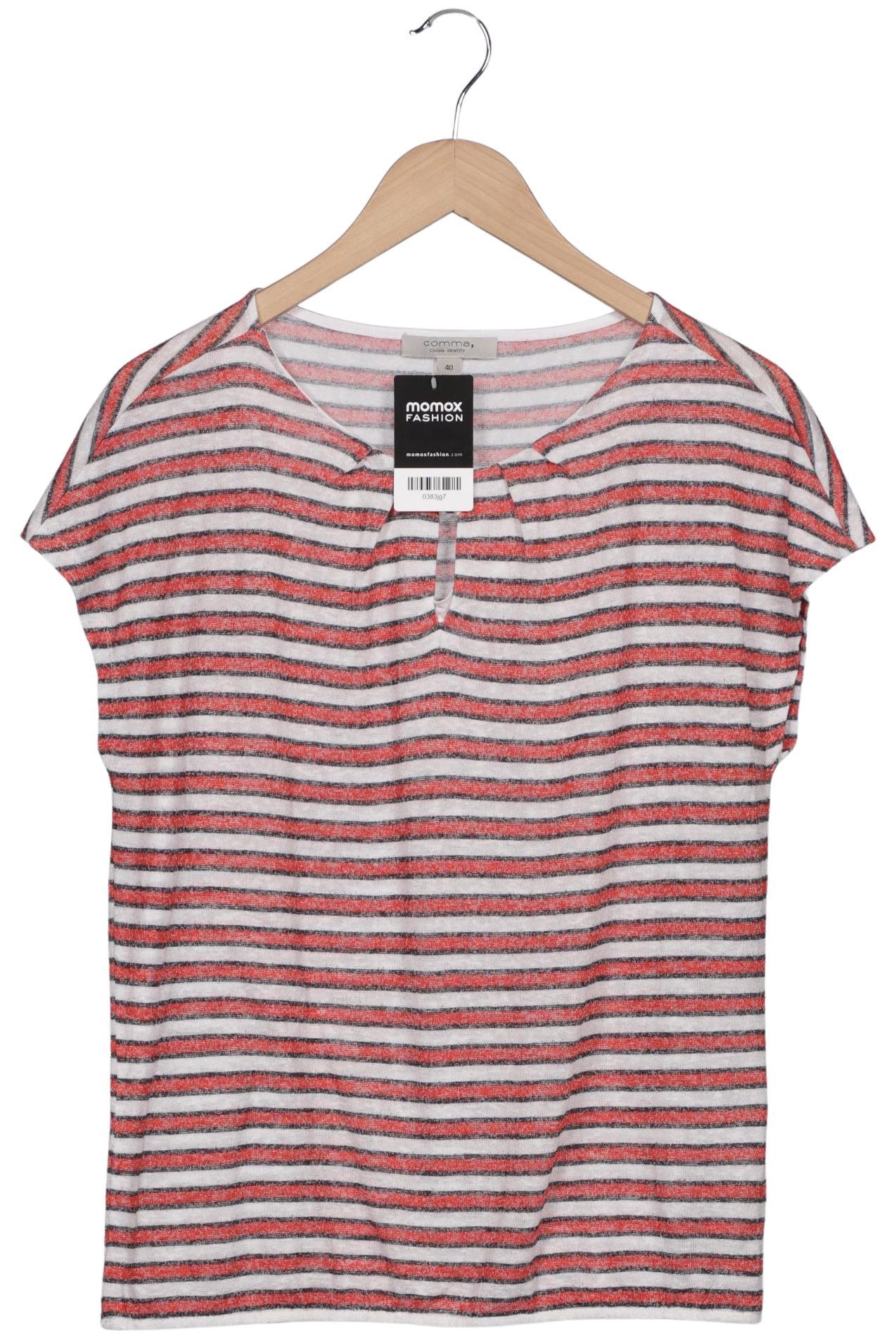 

Comma Damen T-Shirt, mehrfarbig, Gr. 40