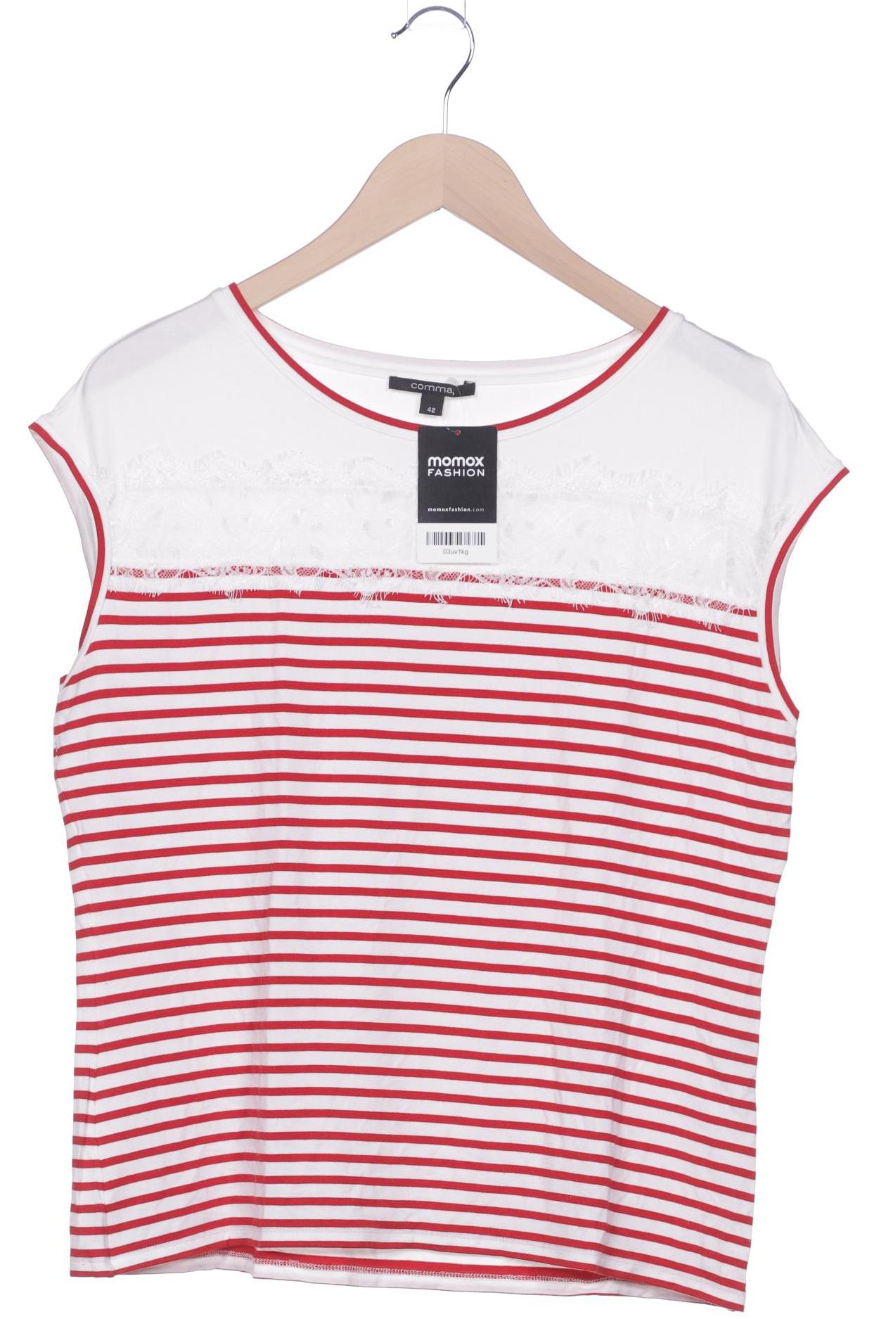 

Comma Damen T-Shirt, weiß