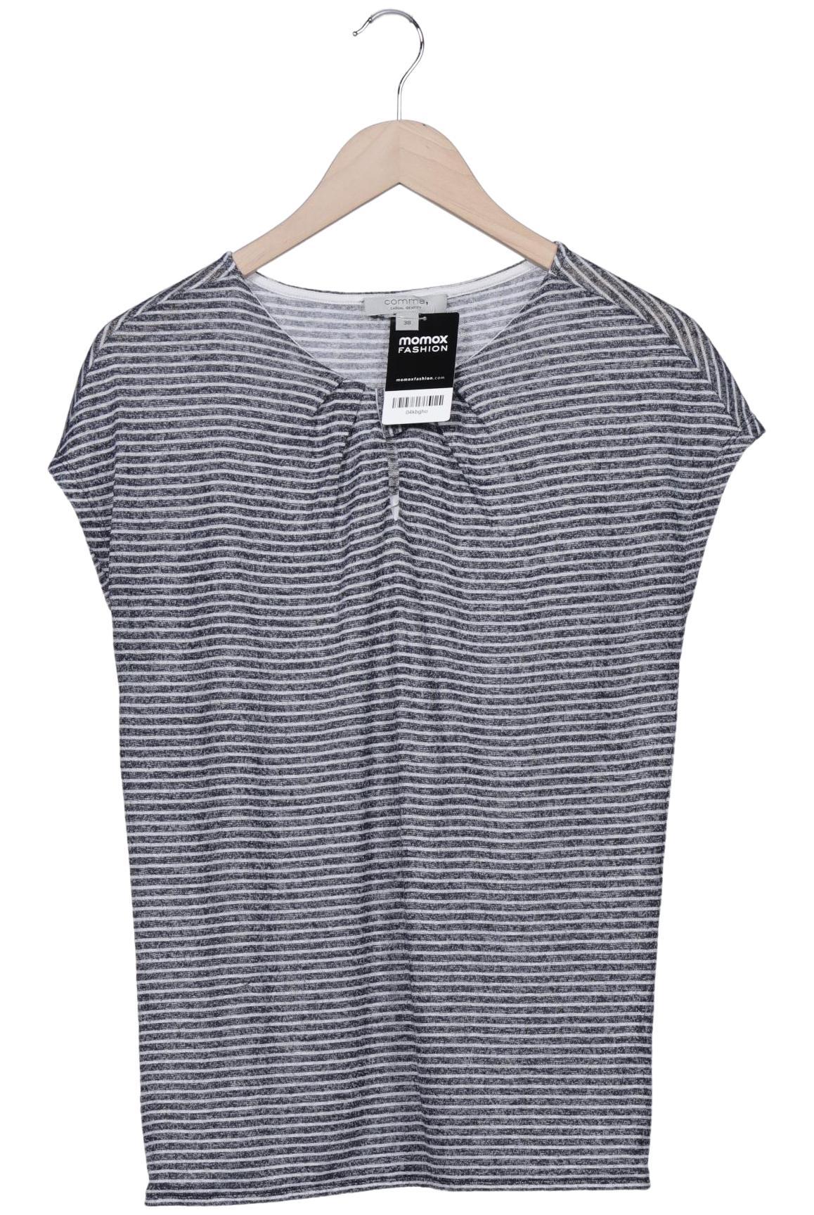 

Comma Damen T-Shirt, grau, Gr. 38