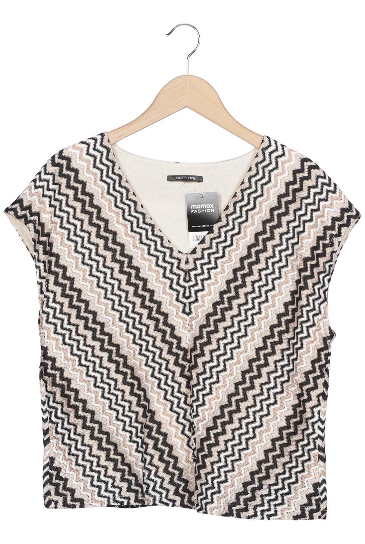 

Comma Damen T-Shirt, mehrfarbig, Gr. 42