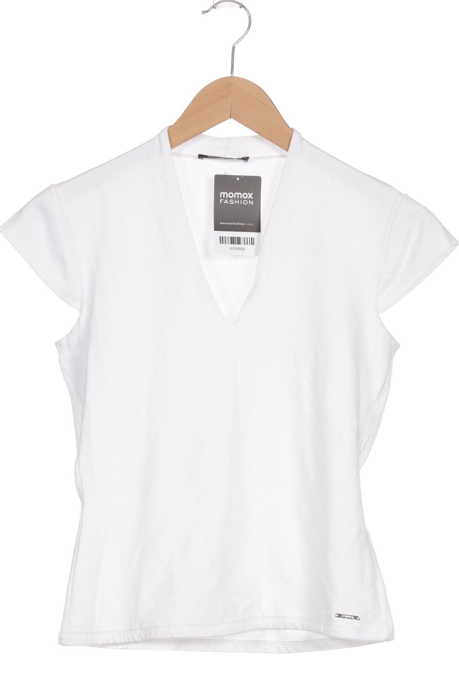 

Comma Damen T-Shirt, weiß, Gr. 36