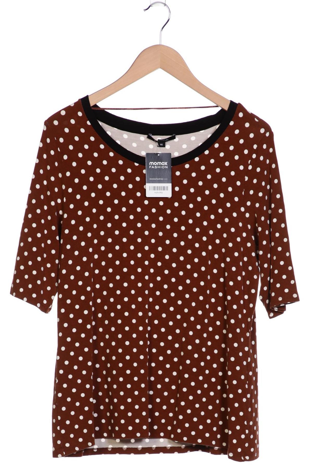 

Comma Damen T-Shirt, braun, Gr. 46