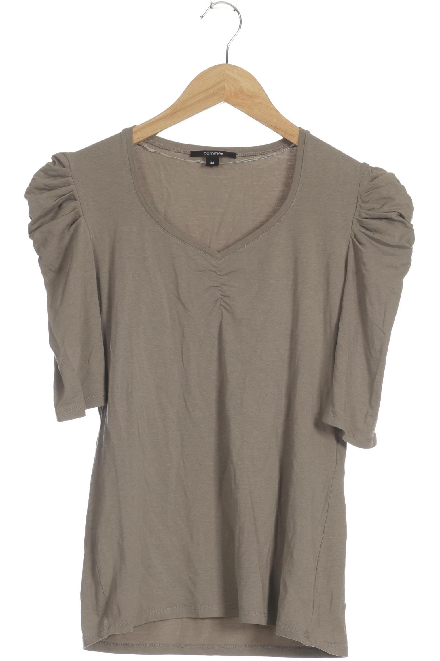 

Comma Damen T-Shirt, grau, Gr. 38