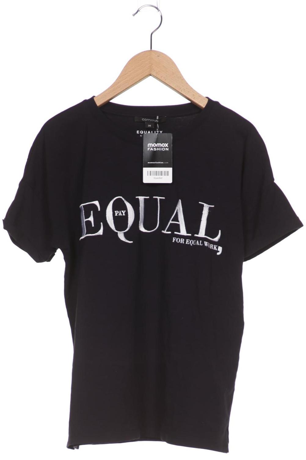 

Comma Damen T-Shirt, marineblau, Gr. 34